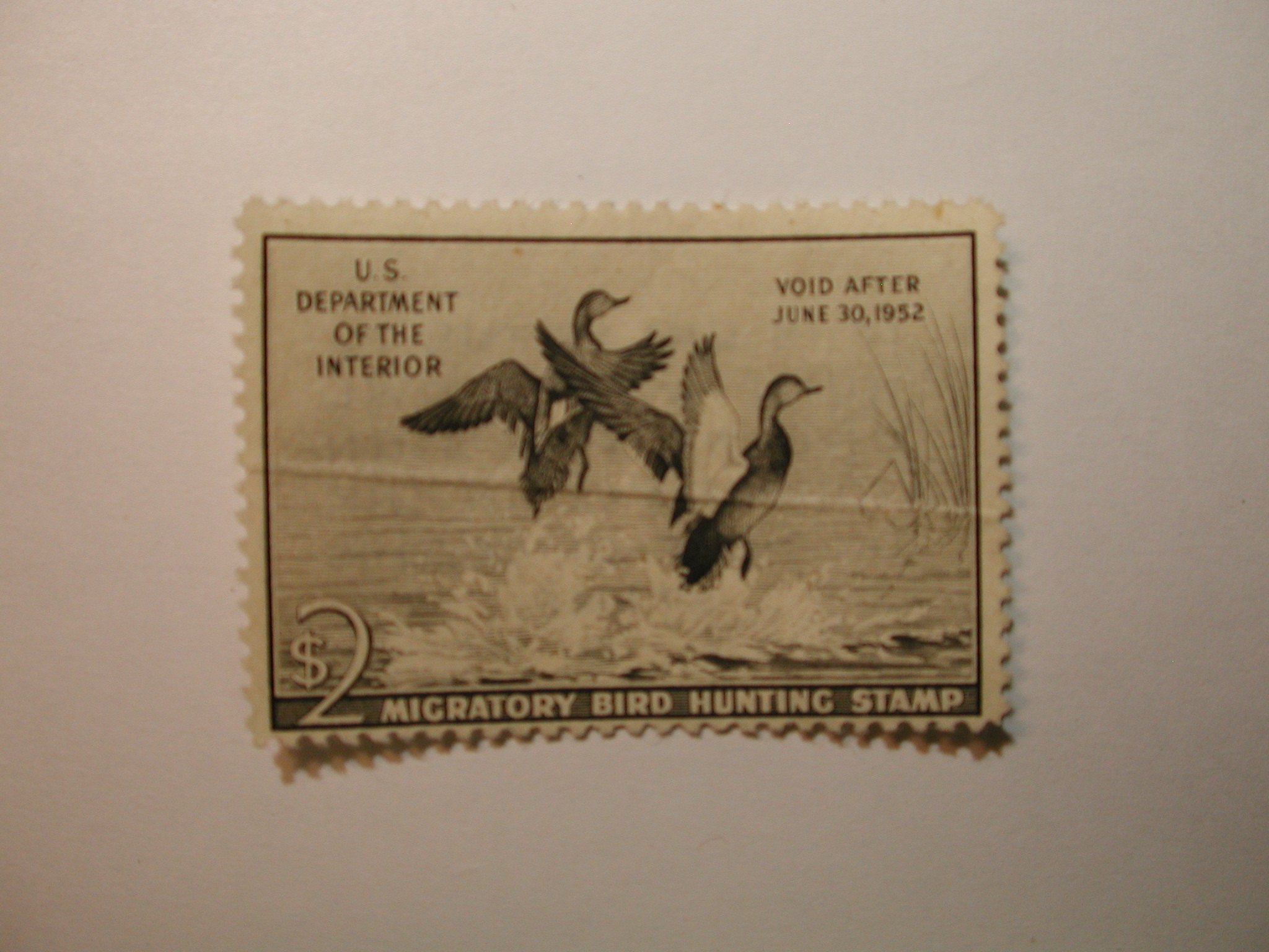 U.S. Stamp Scott #RW18 US Department of Agriculture $2 Migratory ...