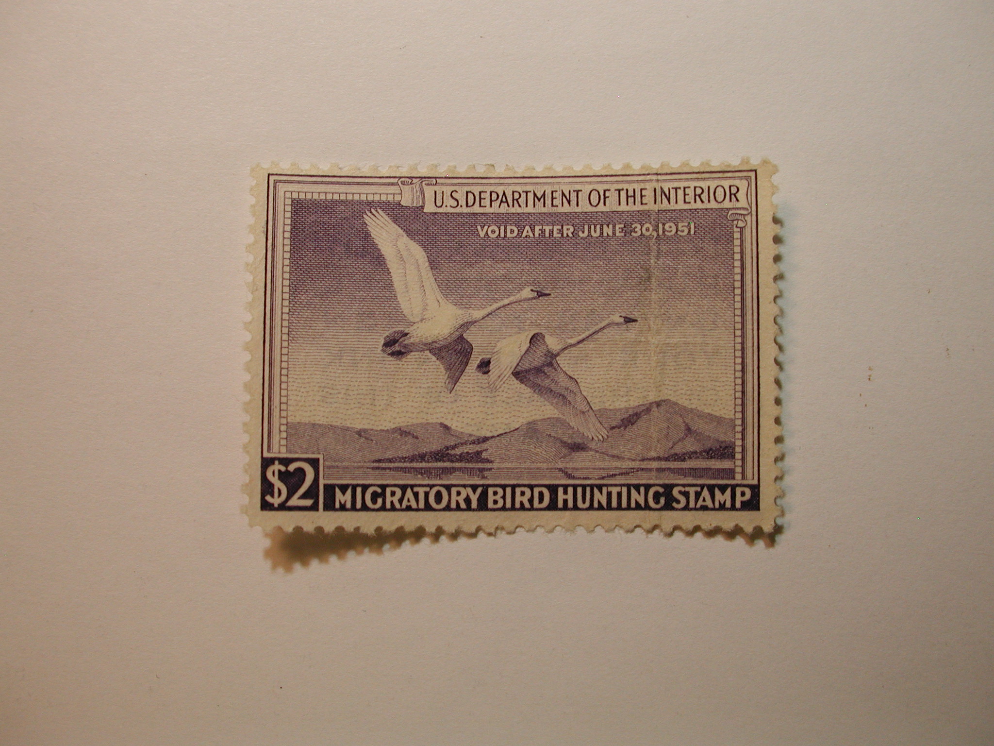 U.S. Stamp Scott #RW17 US Department of Agriculture $2 Migratory ...