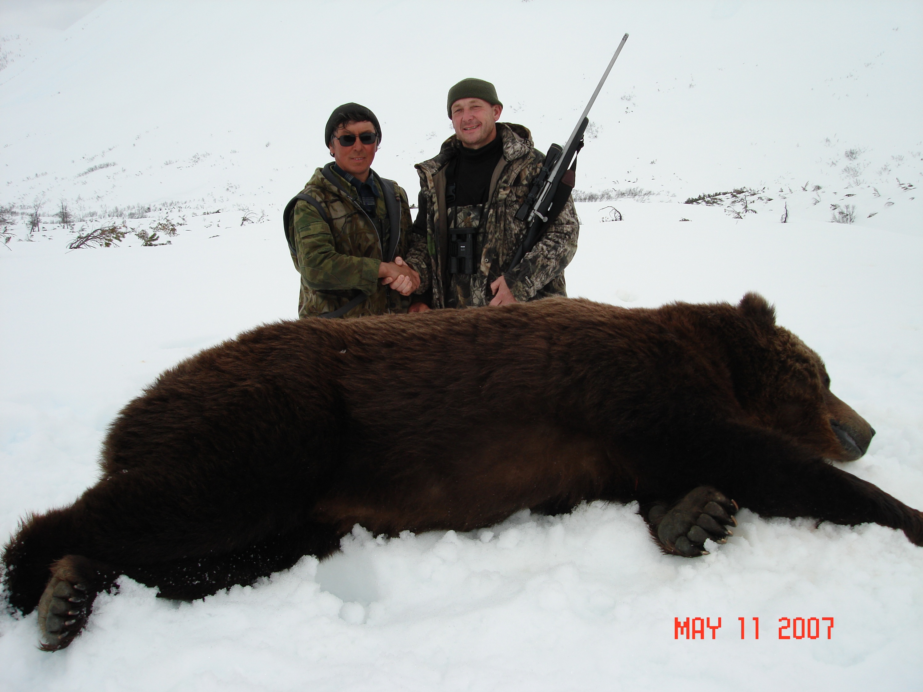 Sergei Shushunov Bear Hunting in Russia