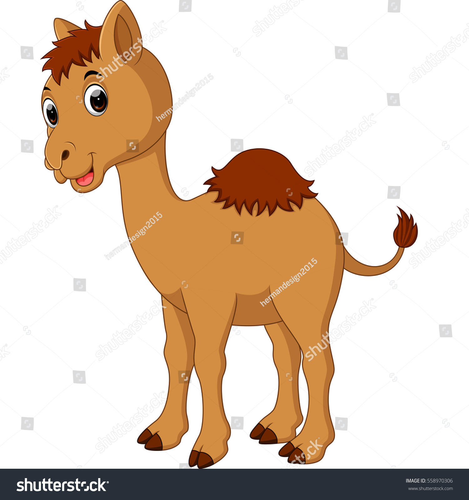 Camel Cartoon Stock Illustration 558970306 - Shutterstock