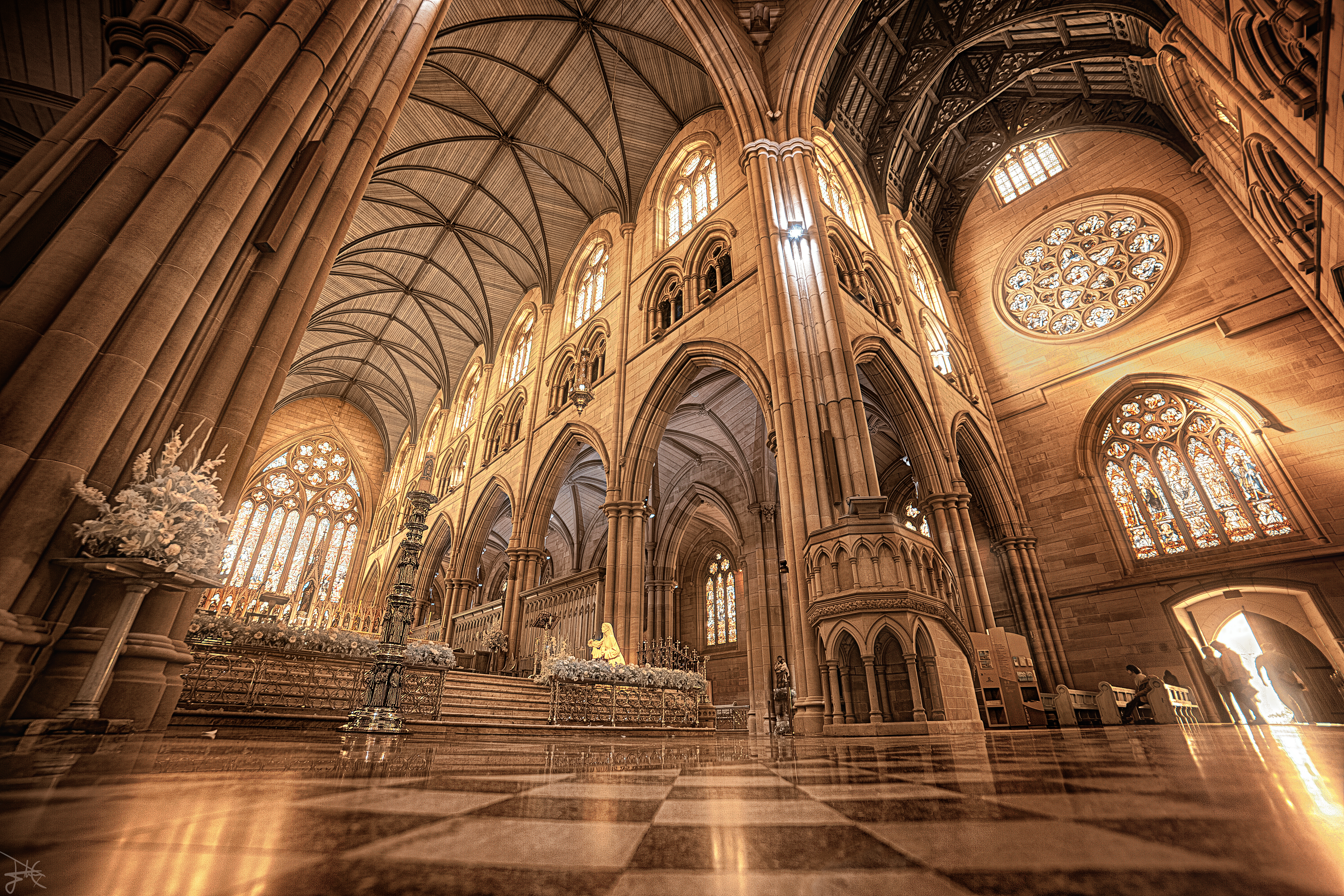 St Mary's Cathedral - Infrared by SteveCampbell on DeviantArt