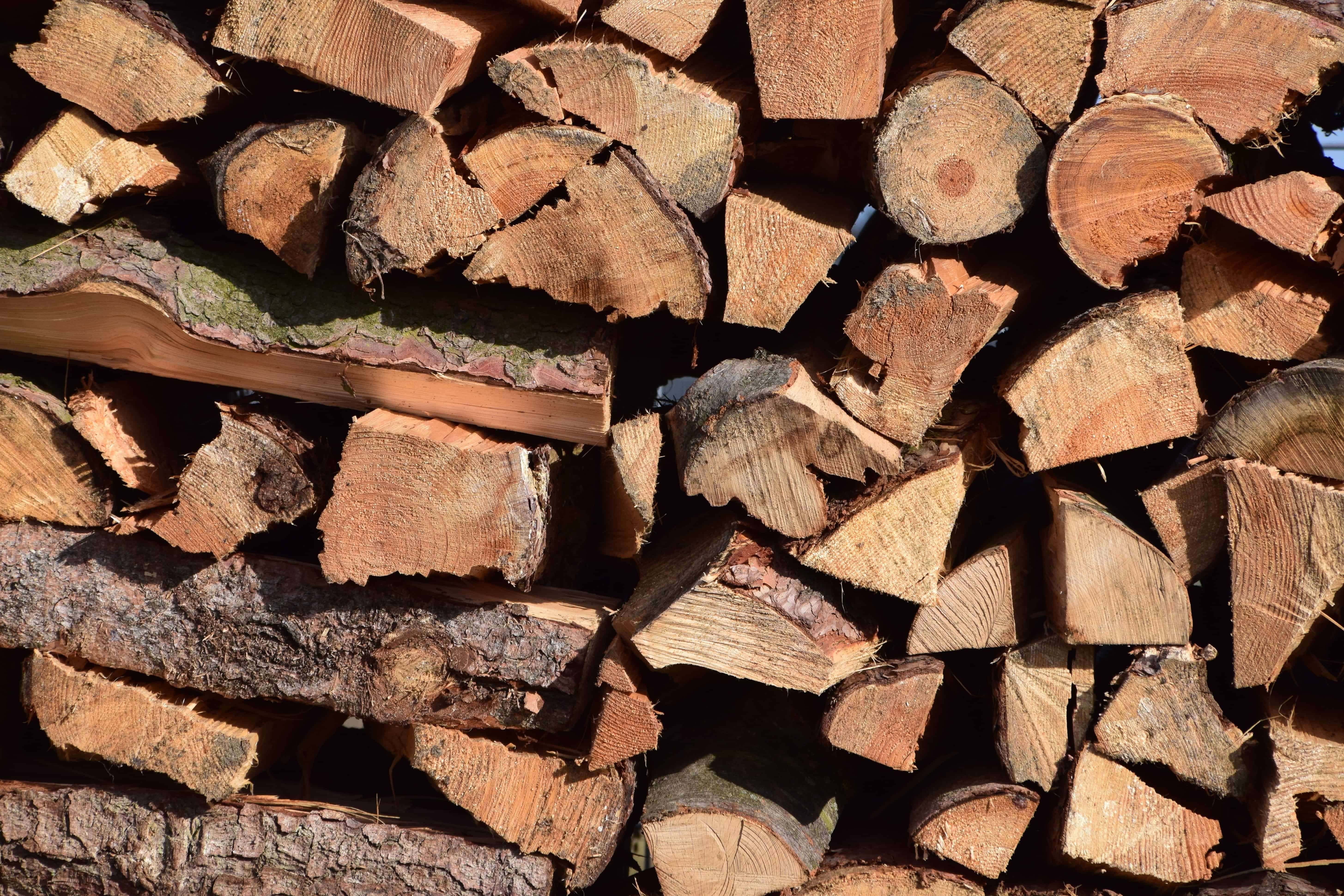 Brown firewood photo