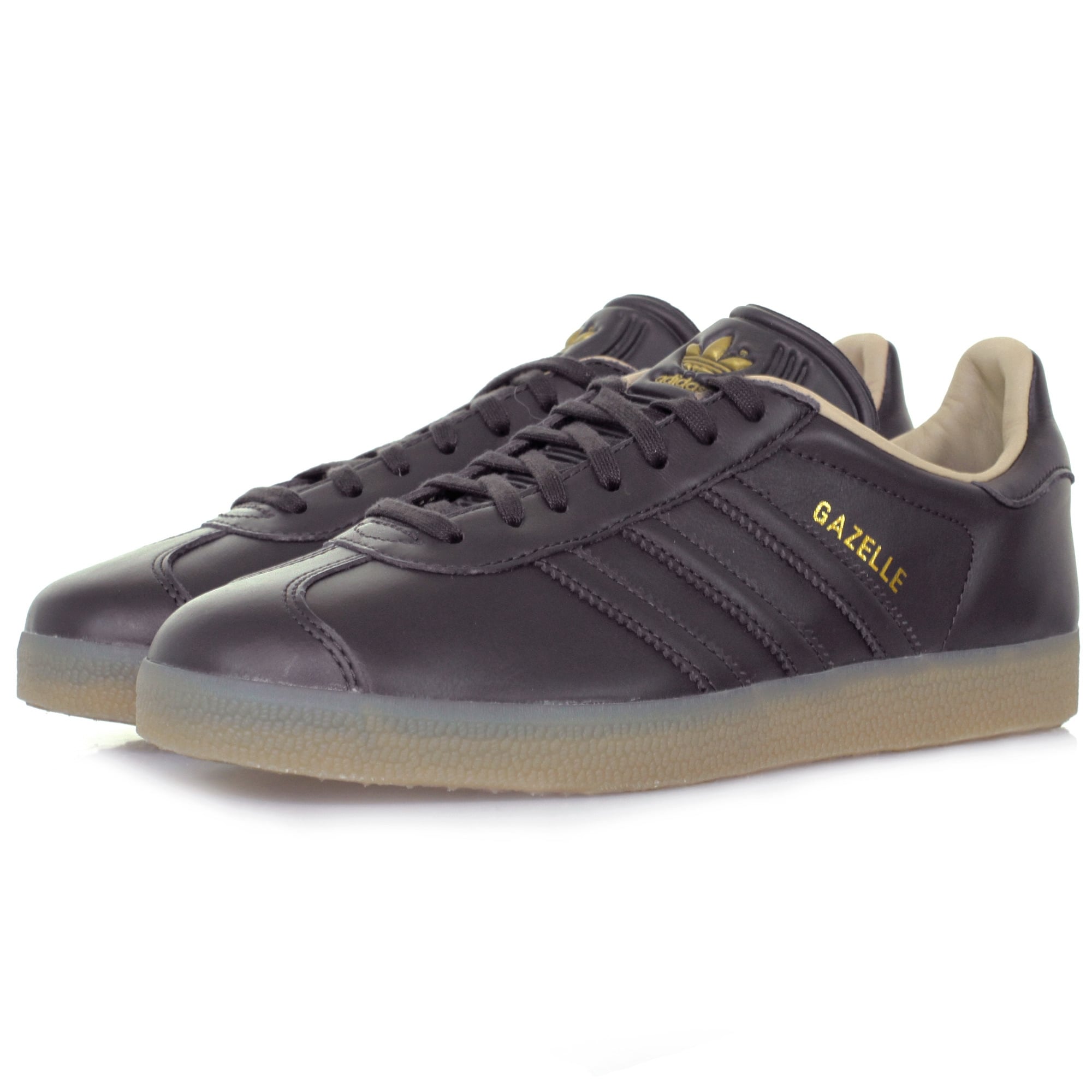 Adidas Gazelle Sneakers | Dark Grey Leather Shoe