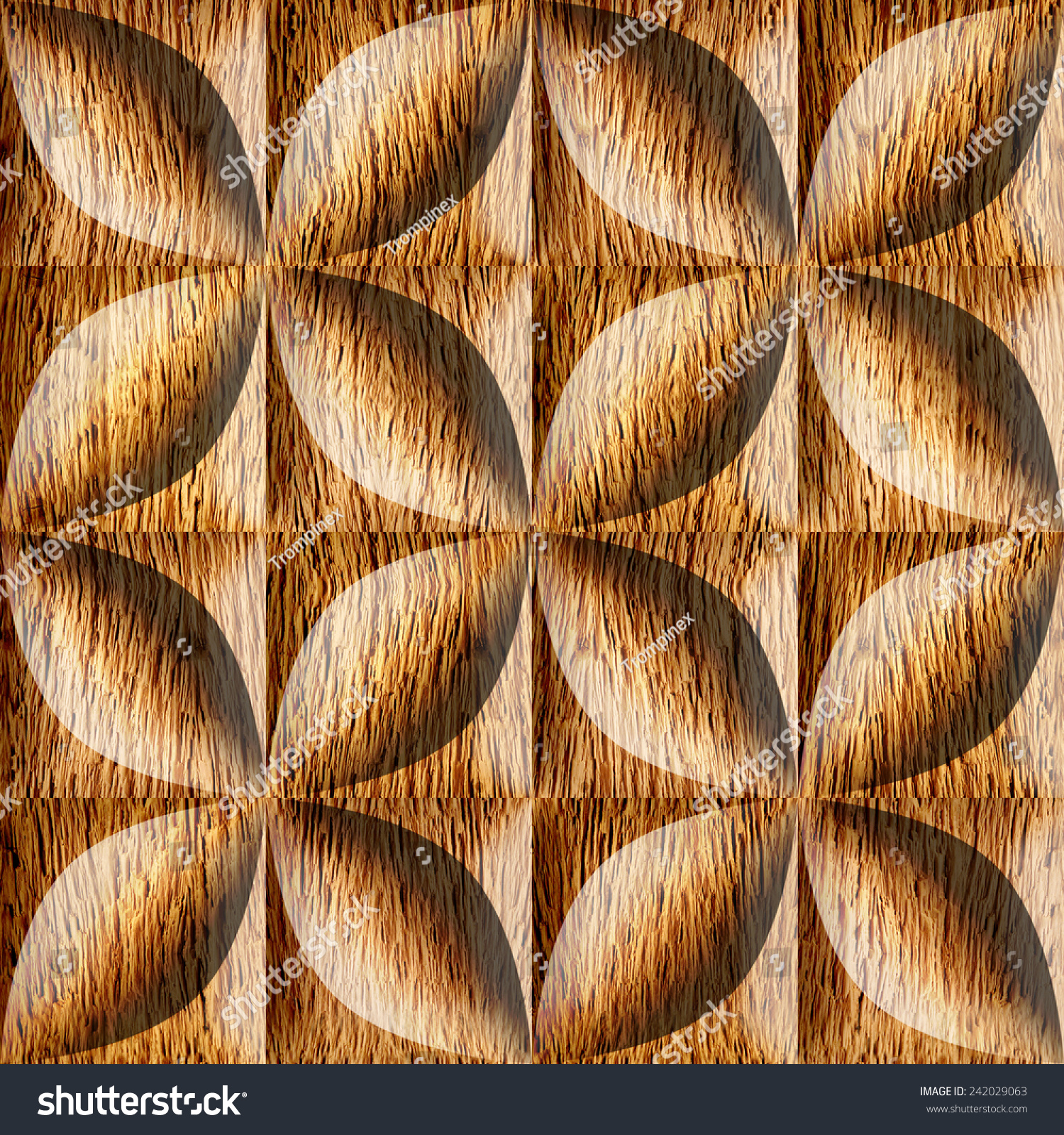 Abstract Decorative Tiles Decorative Petals Seamless Stock ...