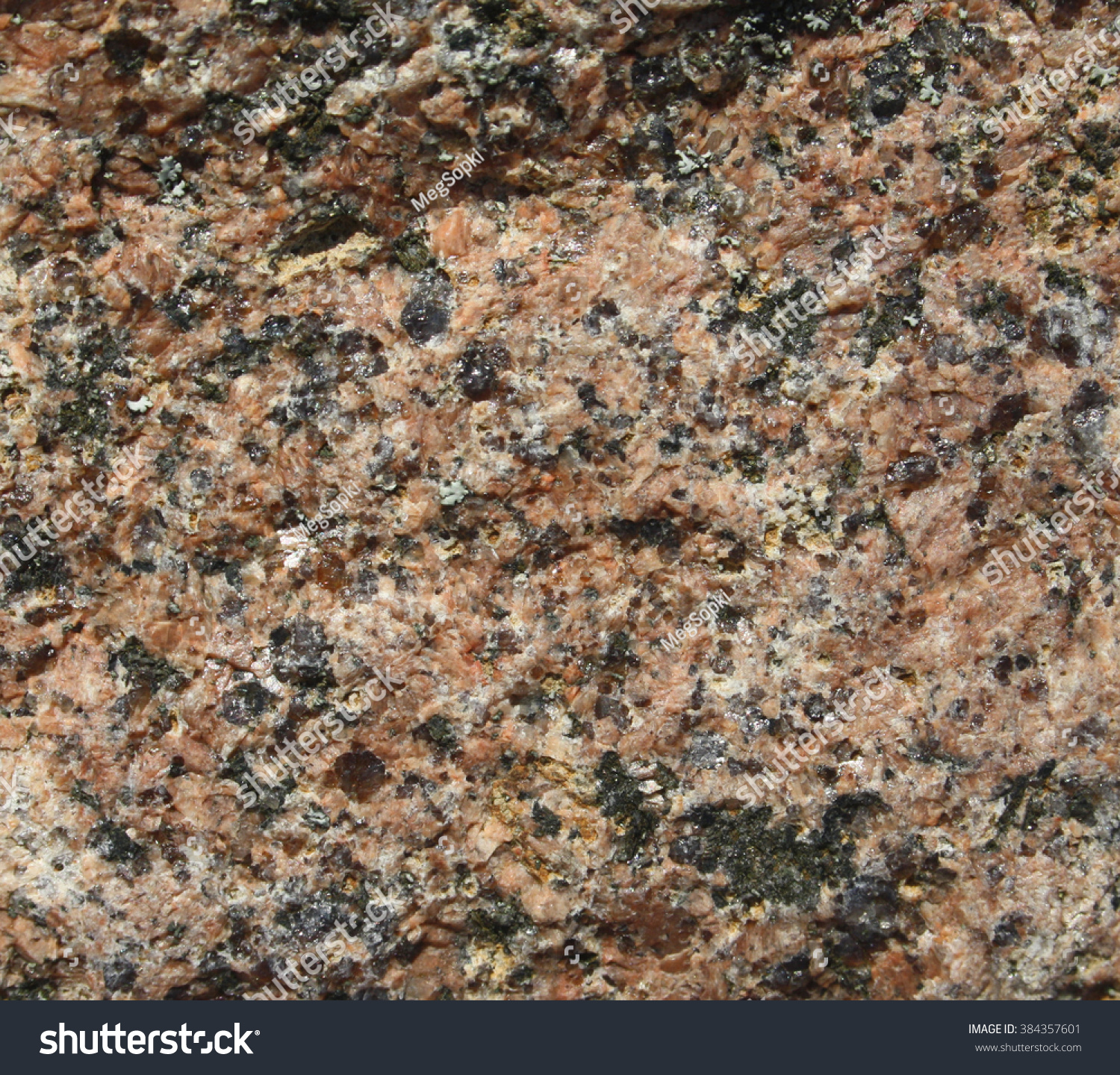 Natural Granite Rock Texture Closeup Stock Photo 384357601 ...