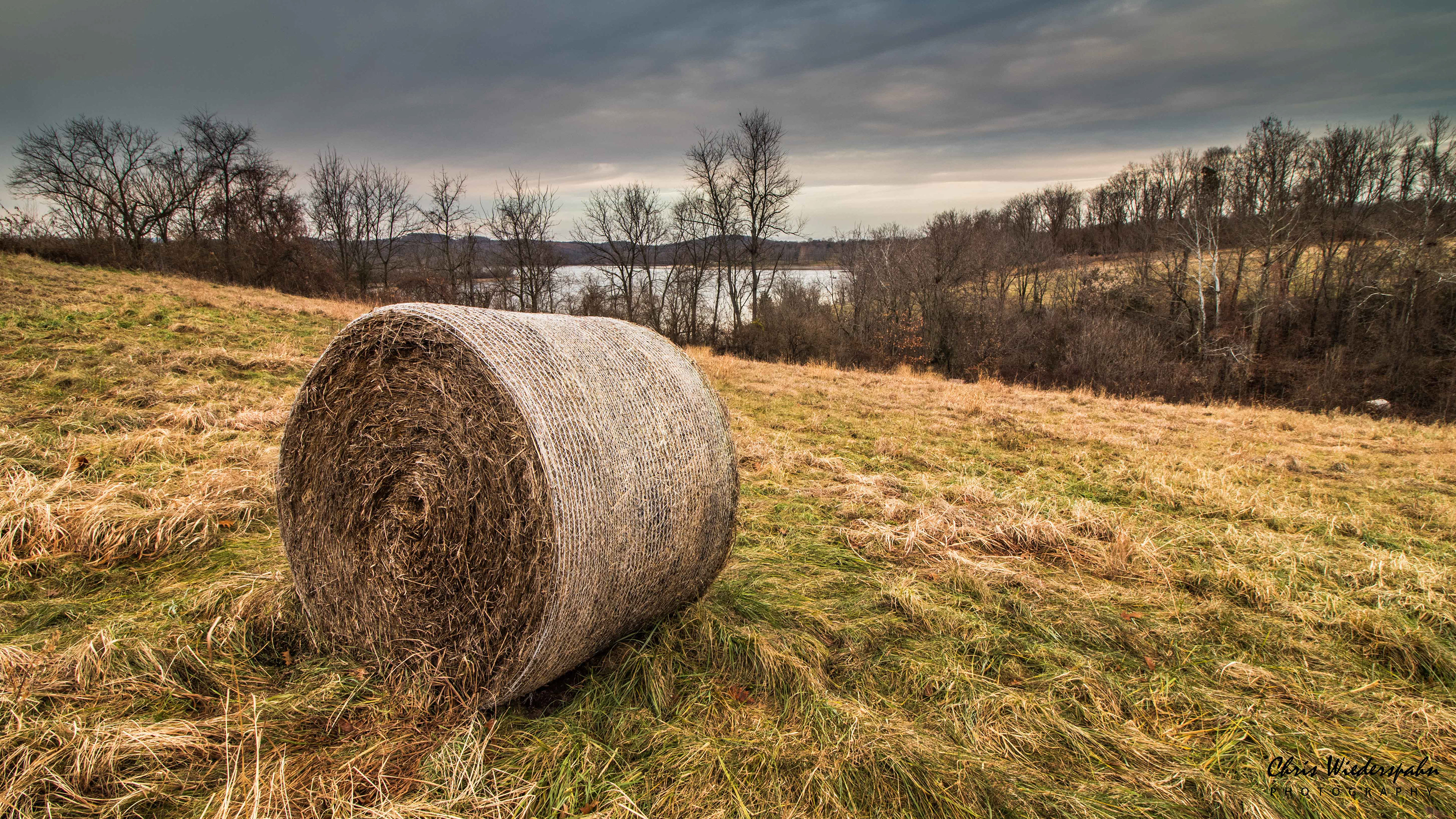 Chris Wiederspahn Photography - Hay Rolls and Old Barn