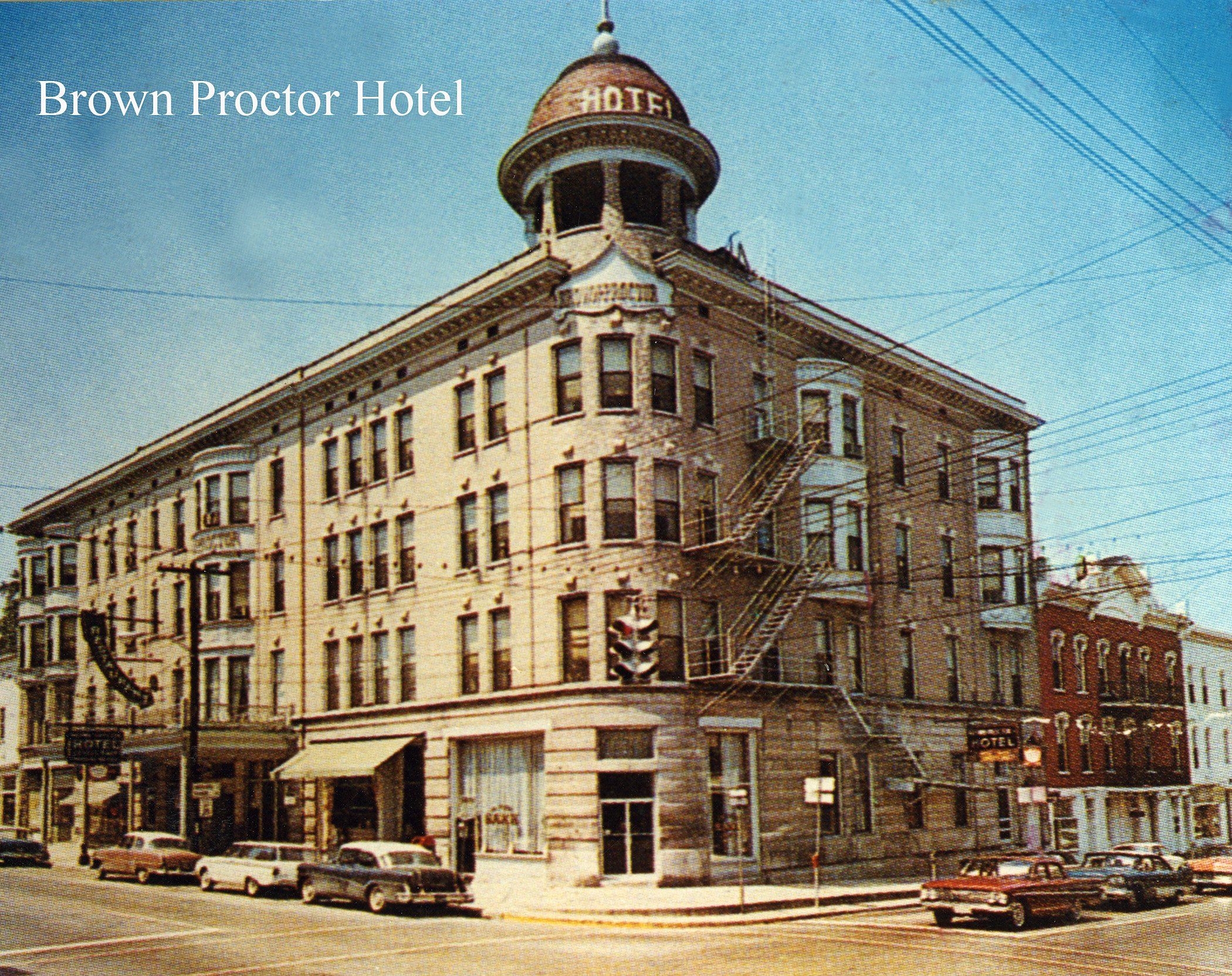 A postcard of the Winchester, KY landmark, the Brown-Proctor Hotel ...