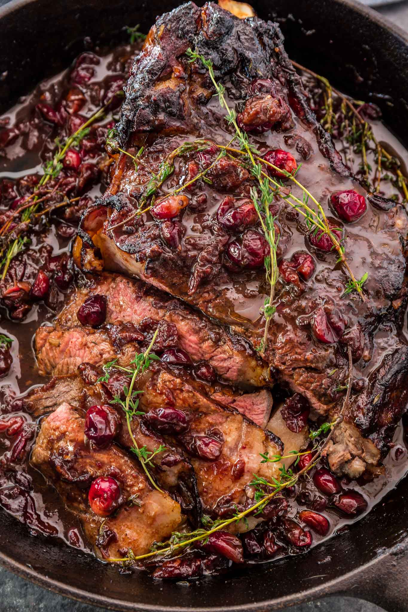 Cranberry Balsamic Roast Beef - Olivia's Cuisine