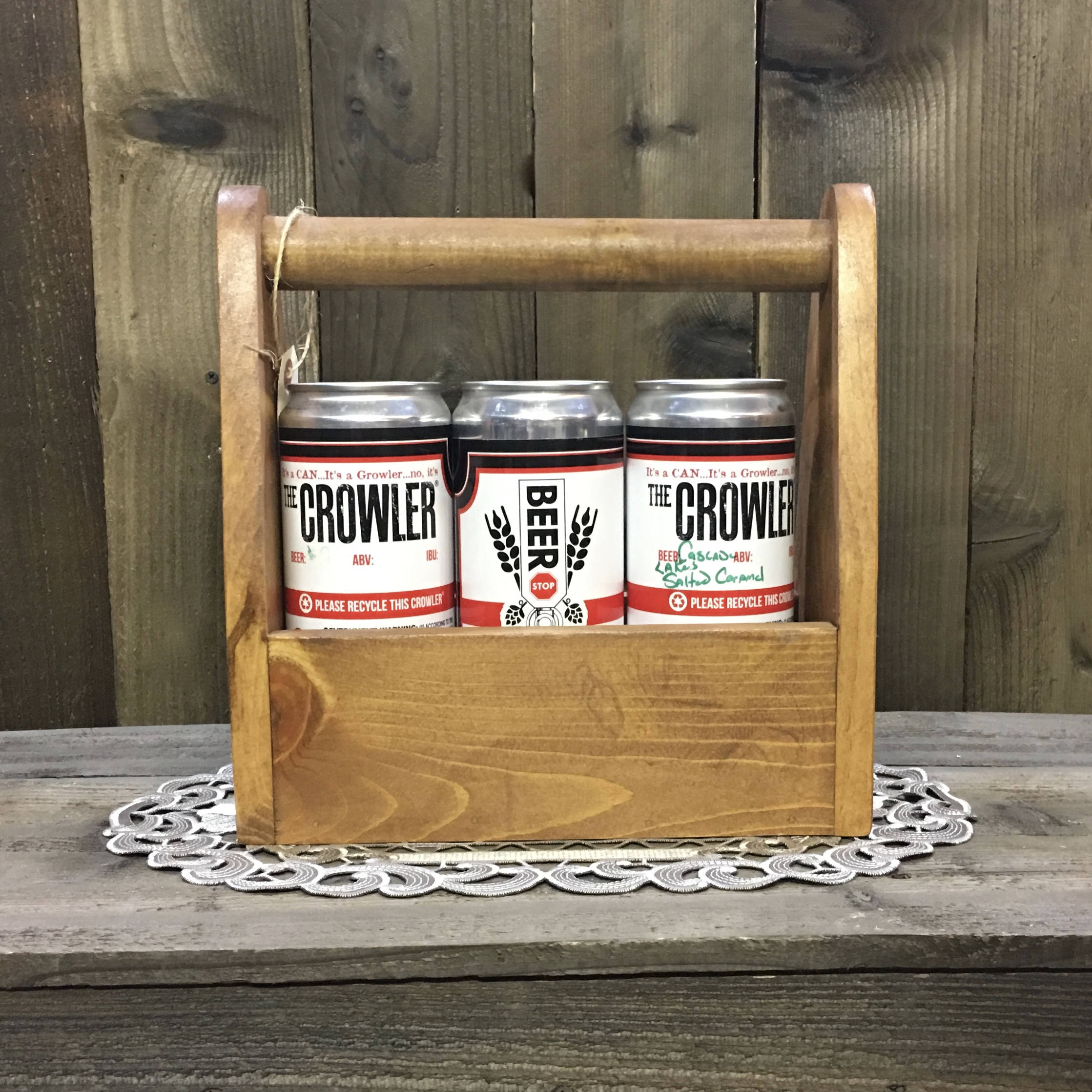 3 Crowler Can Holder Mountain Weekend Brew Carrier - 32 Ounce ...