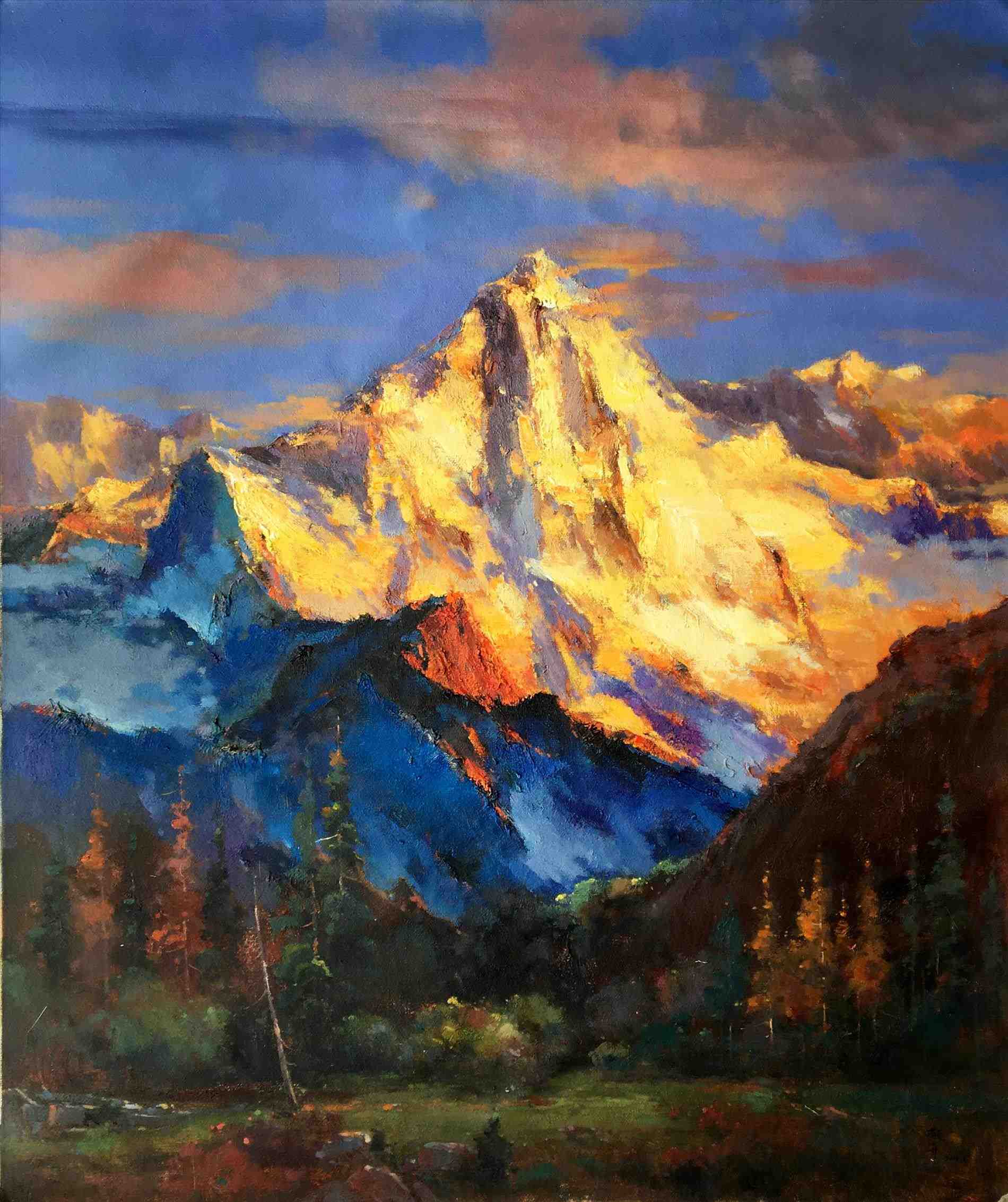 Kevin Hill Landscape Pinterest Mountain Paintings Graham Brown Karoo ...