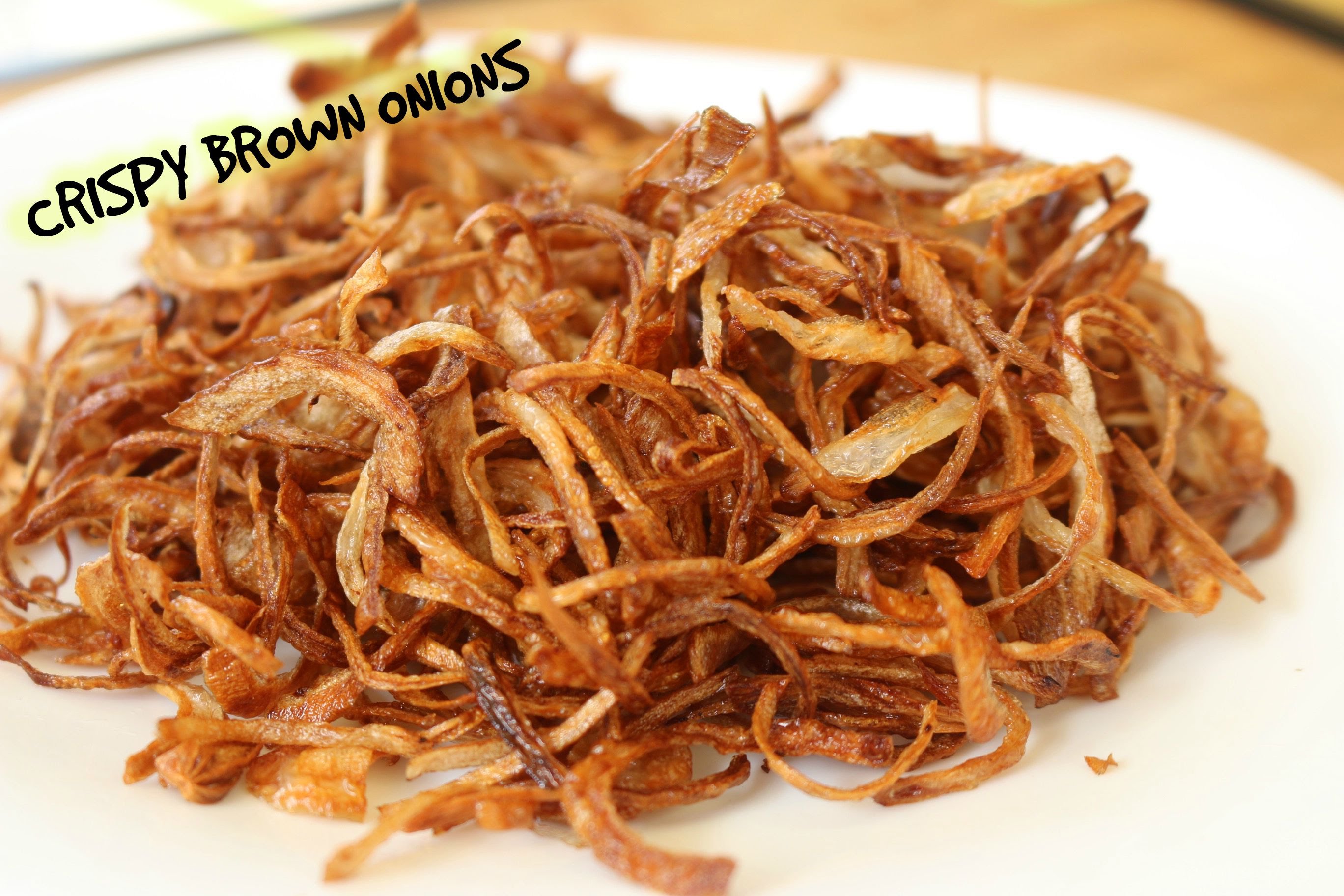 How To Make Brown Onions - Biryani Onions | Recipe By Bharatzkitchen ...