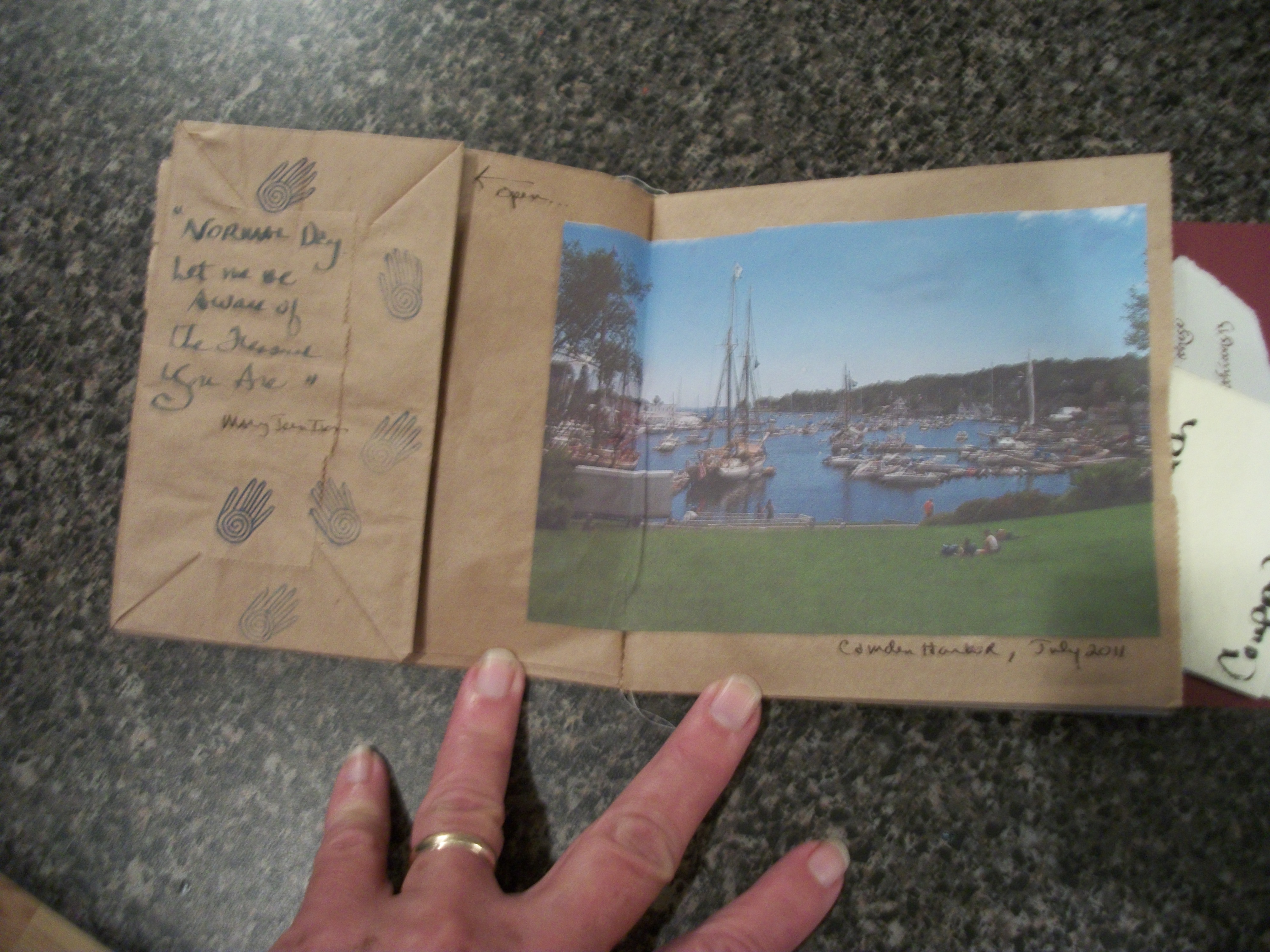 Turkey Tracks: Brown Paper Bag Book Project | Louisa Enright's Blog