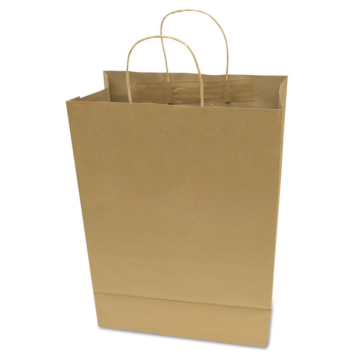 Amazon.com: COSCO Premium Small Brown Paper Shopping Bag, 50/Box ...