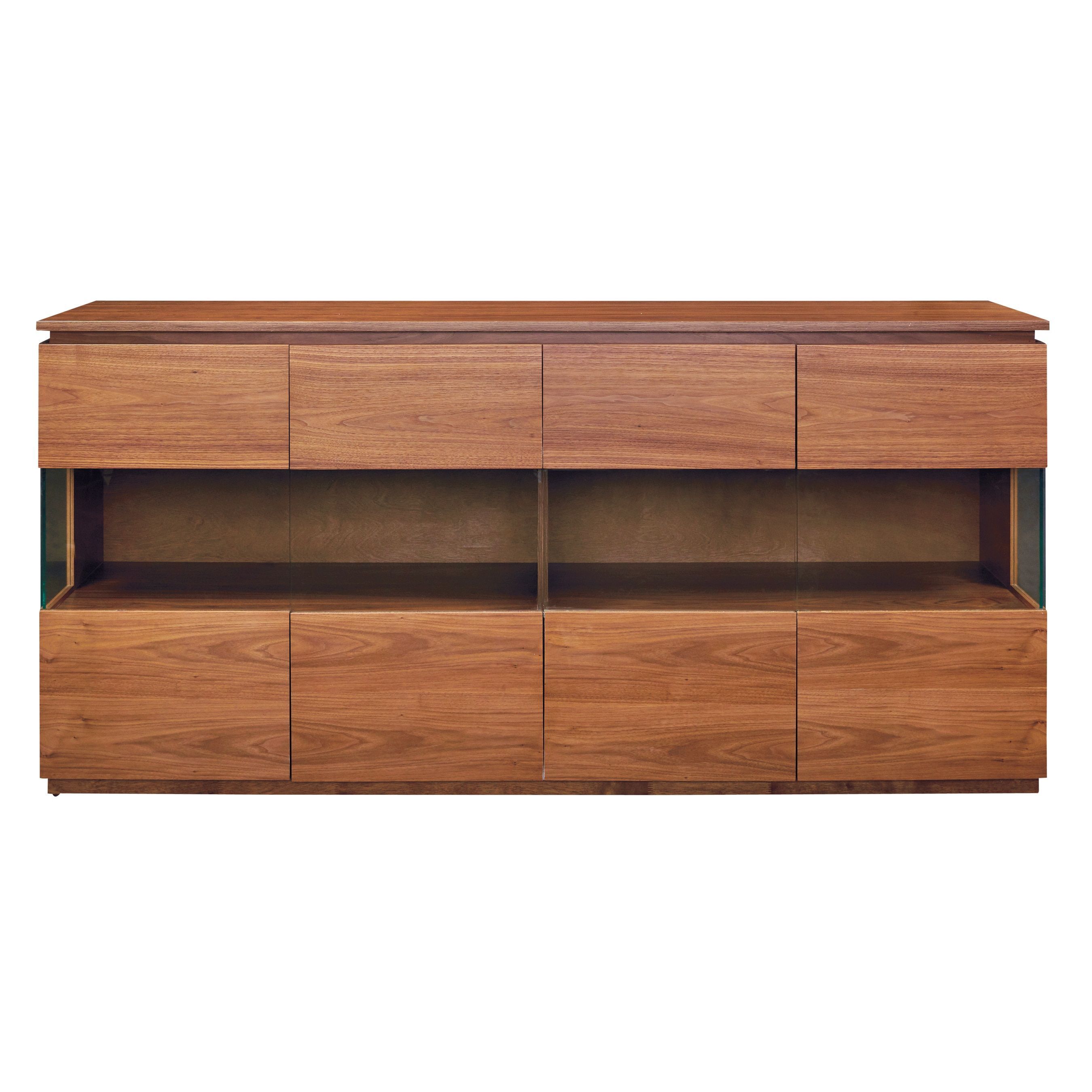 Euro Style Shaw Sideboard (American Walnut), Brown | Products