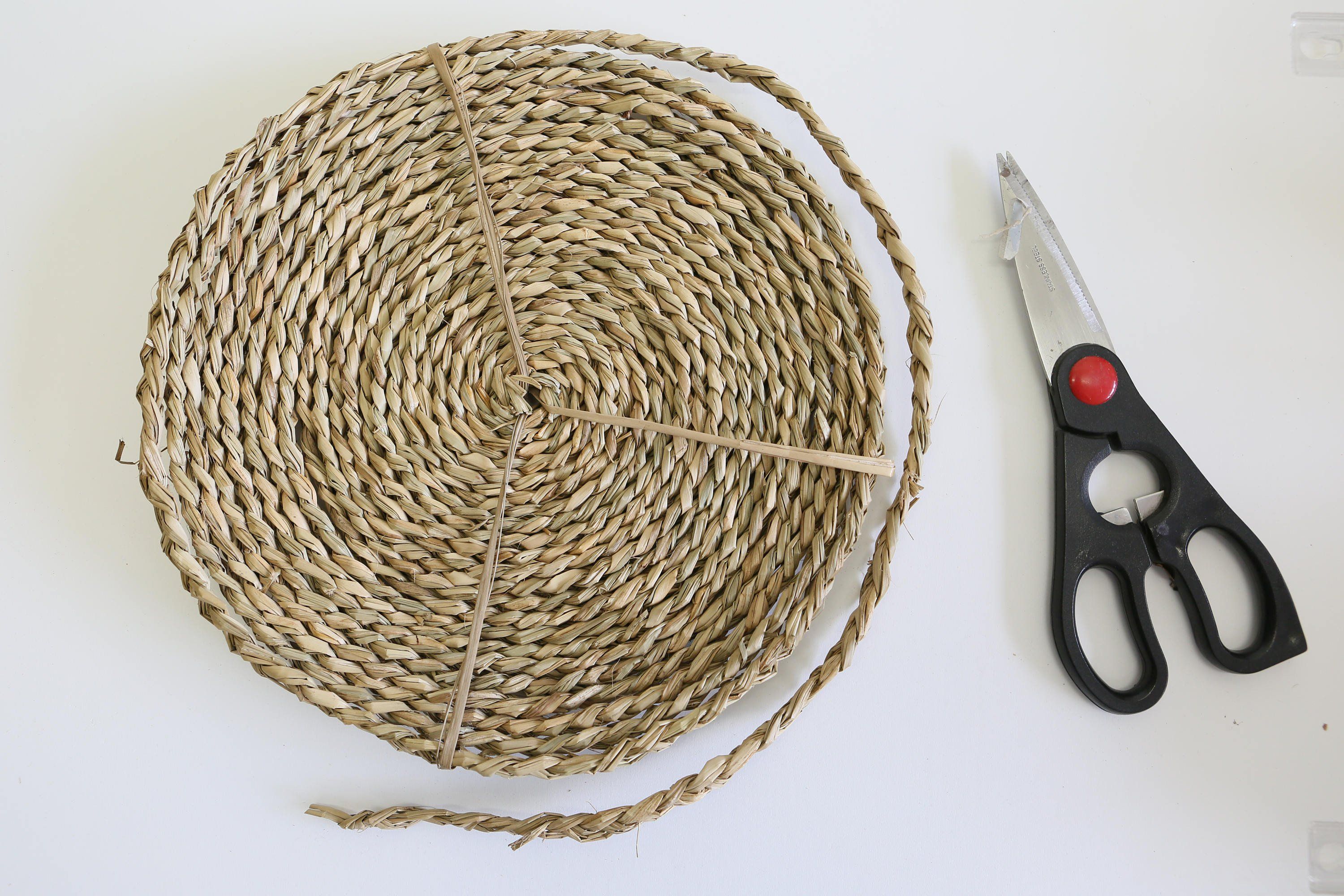 Braided Grass rope Roll -perfect for natural craft , weaving and ...