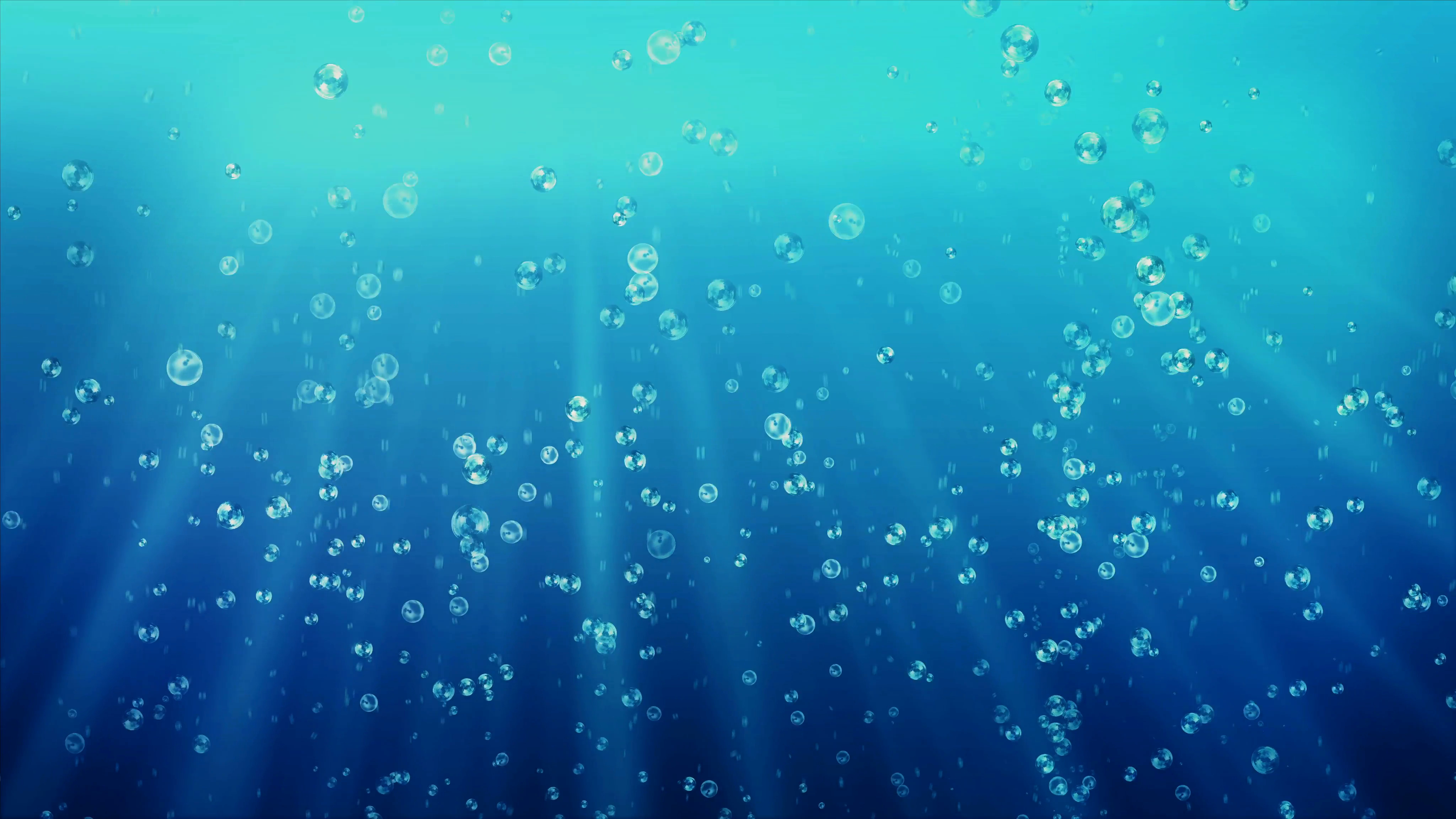 Blue Soda Under Water Ocean Many Bubbles Loop Animation - 4K ...