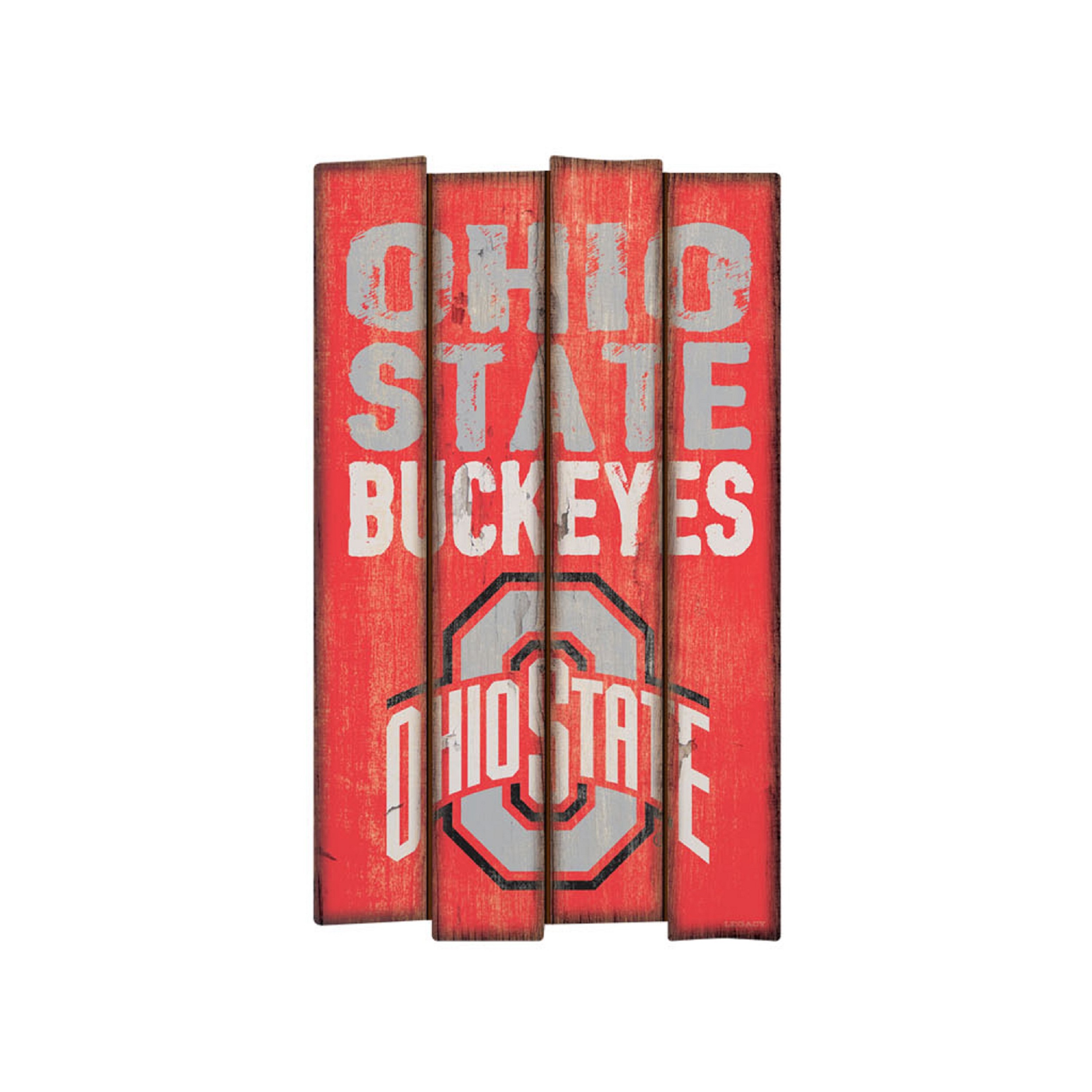 Ohio State – Small Vertical Plank Sign – Gameday Connexion