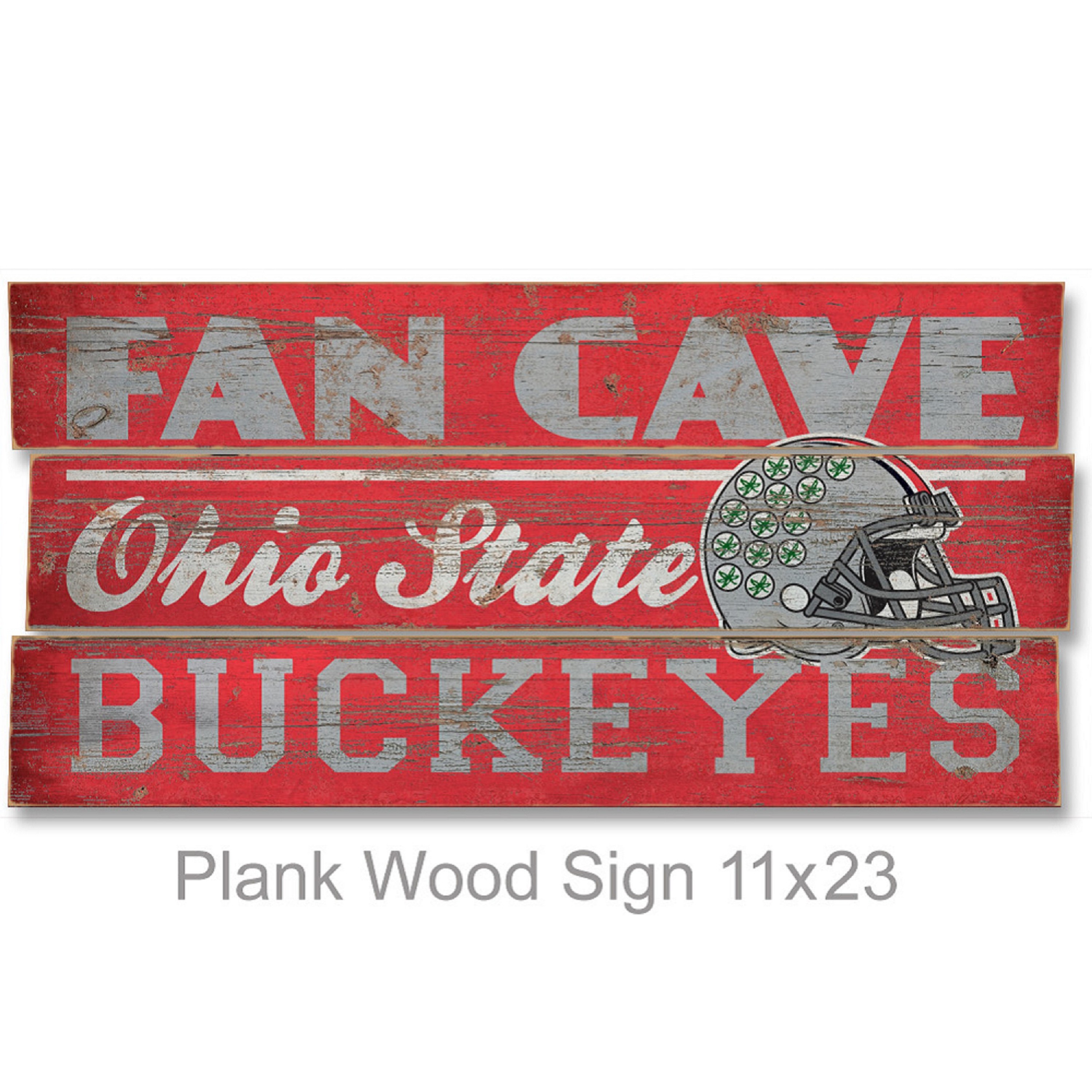 Ohio State – Plank Wood Sign – Gameday Connexion