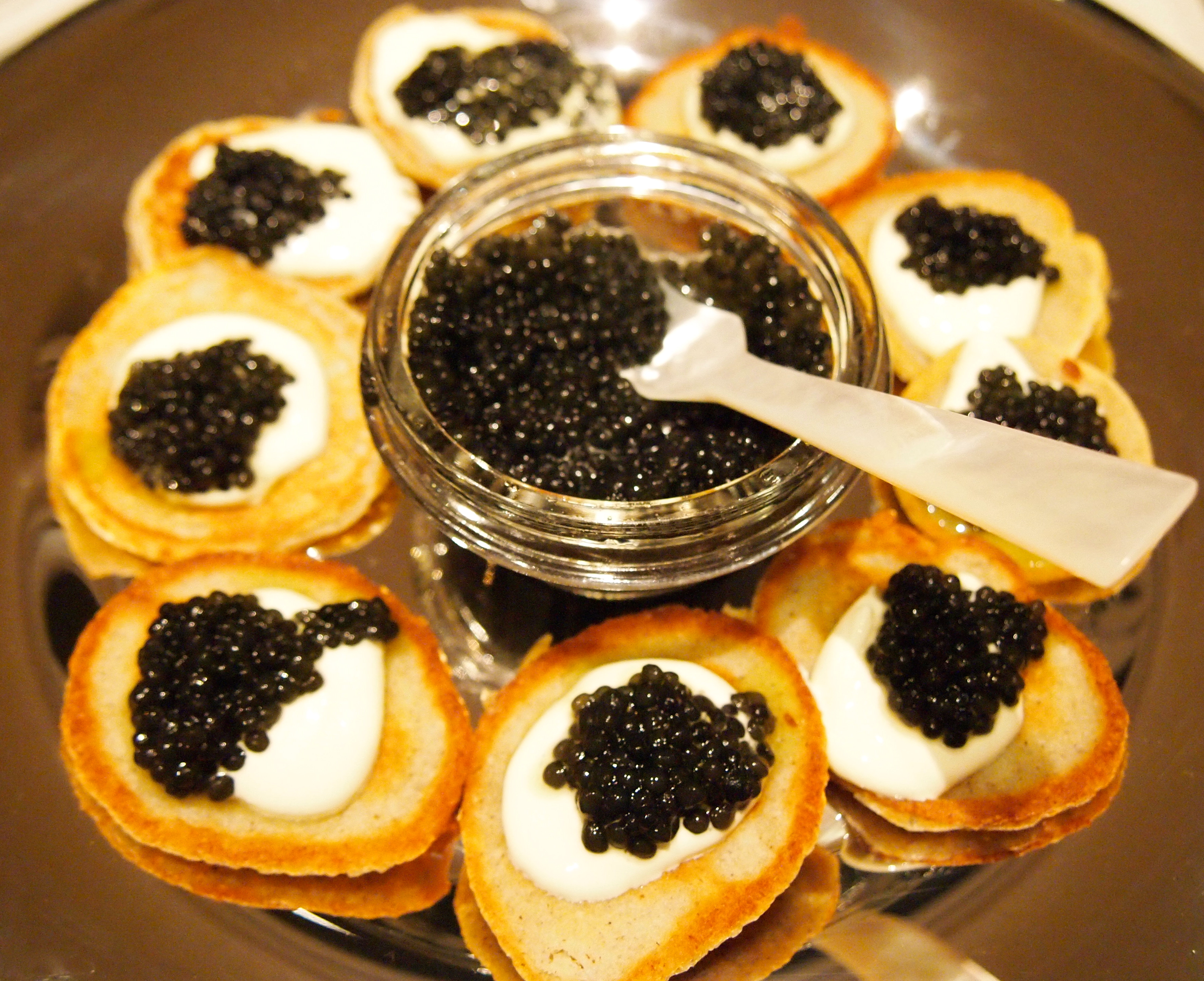 Buckwheat Blini with Caviar | Mustard With Mutton