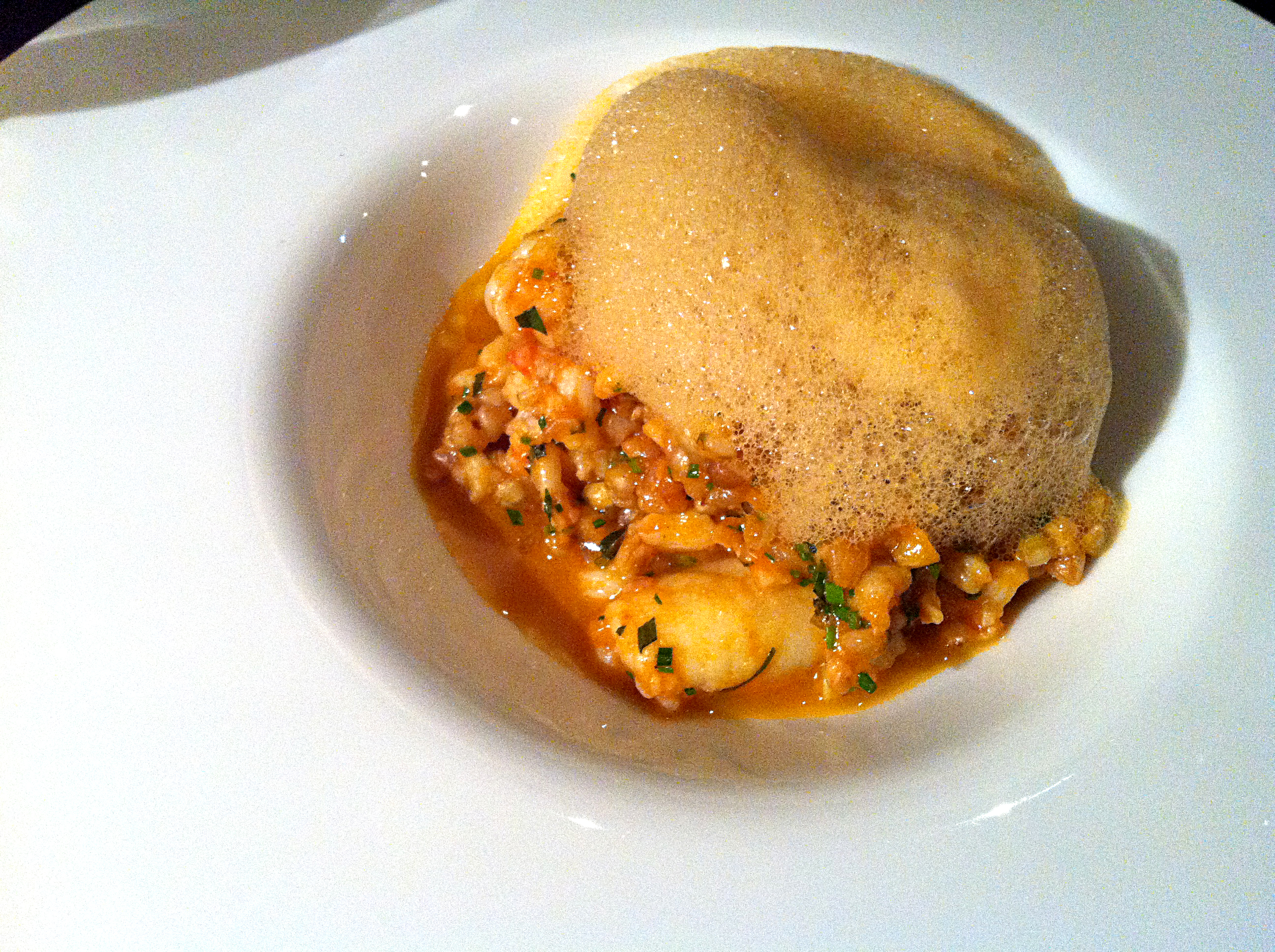 spanner crab buckwheat risotto - Honest Cooking