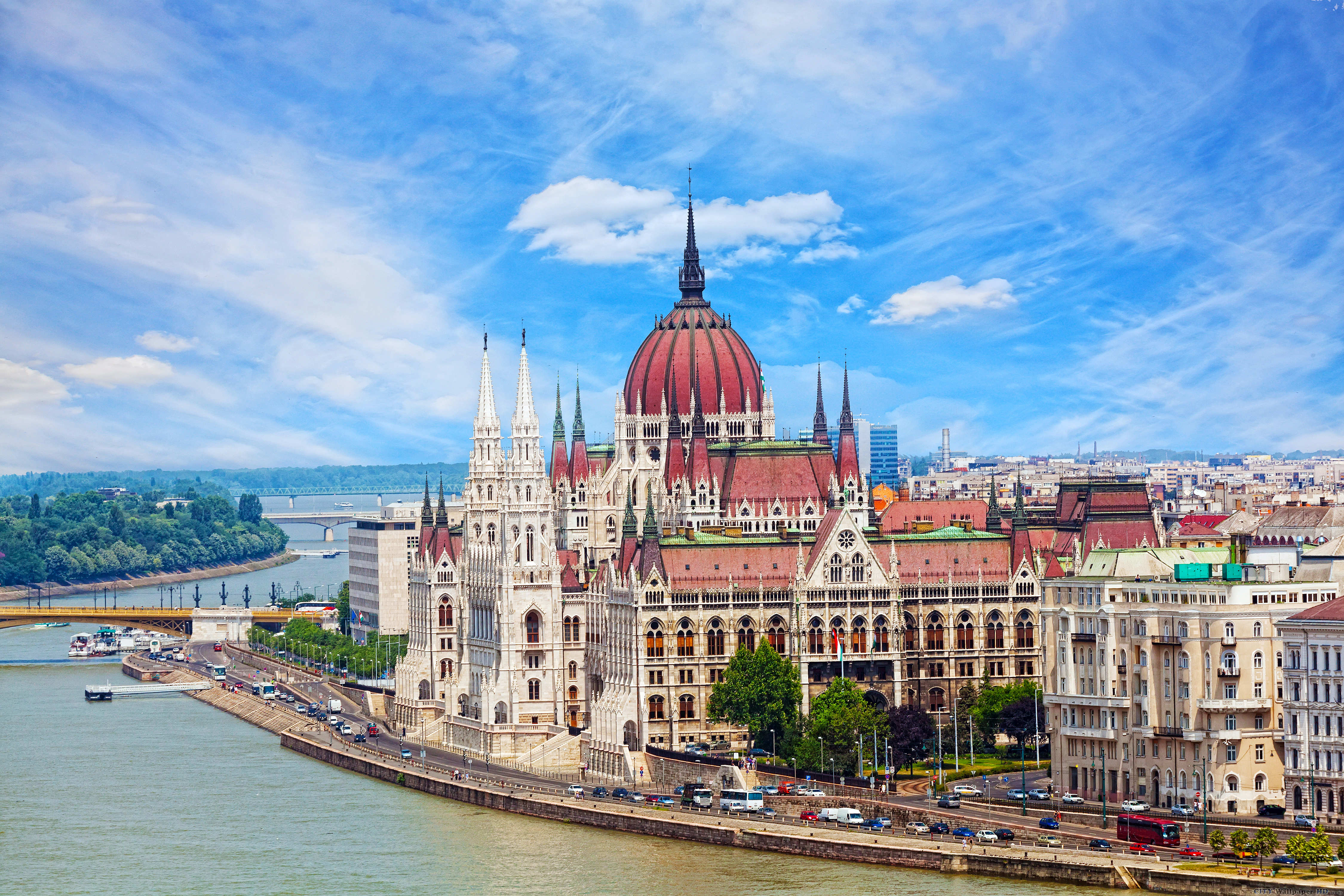 Sunny Budapest. Widescreen backgrounds cities and countries for the ...