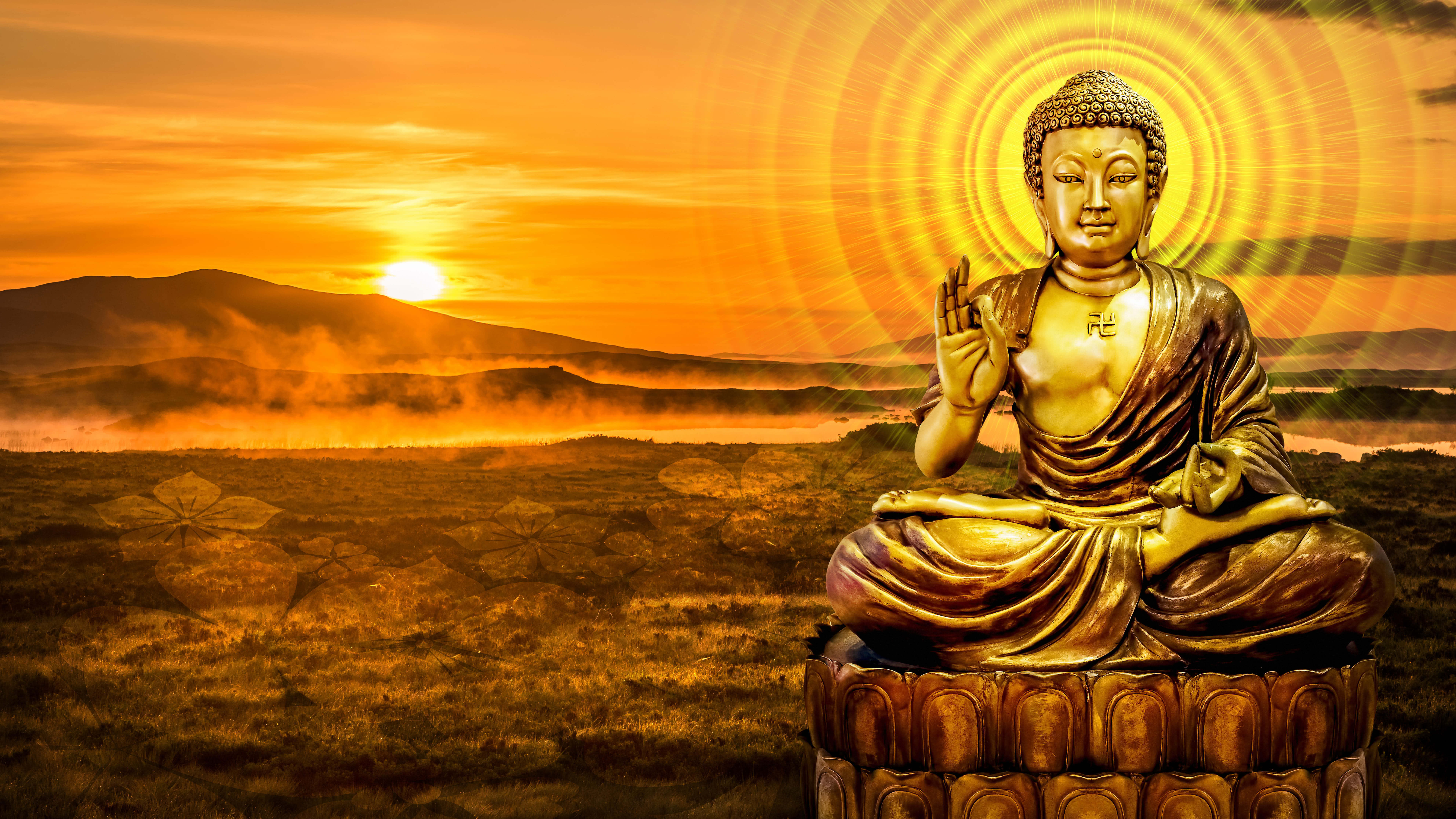 Buddha Statue UHD 8K Wallpaper | Pixelz