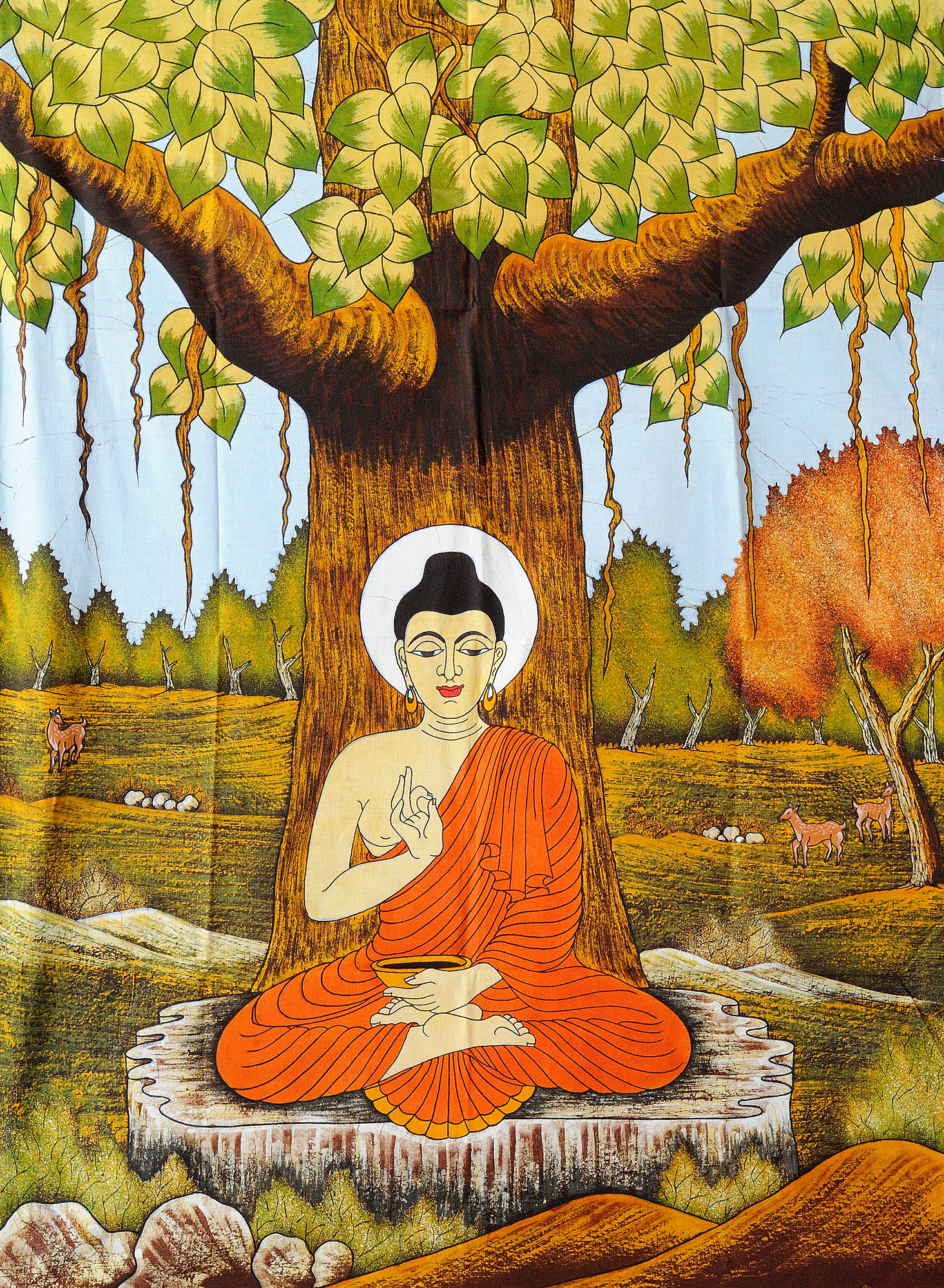 The sacred Bodhi tree