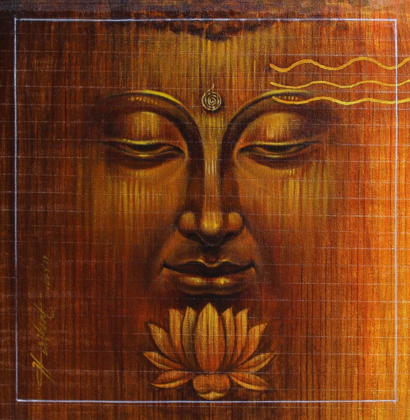 Buddha arts 'moods of bodhi 2' by harikant dubey | Buy art, Buddha ...