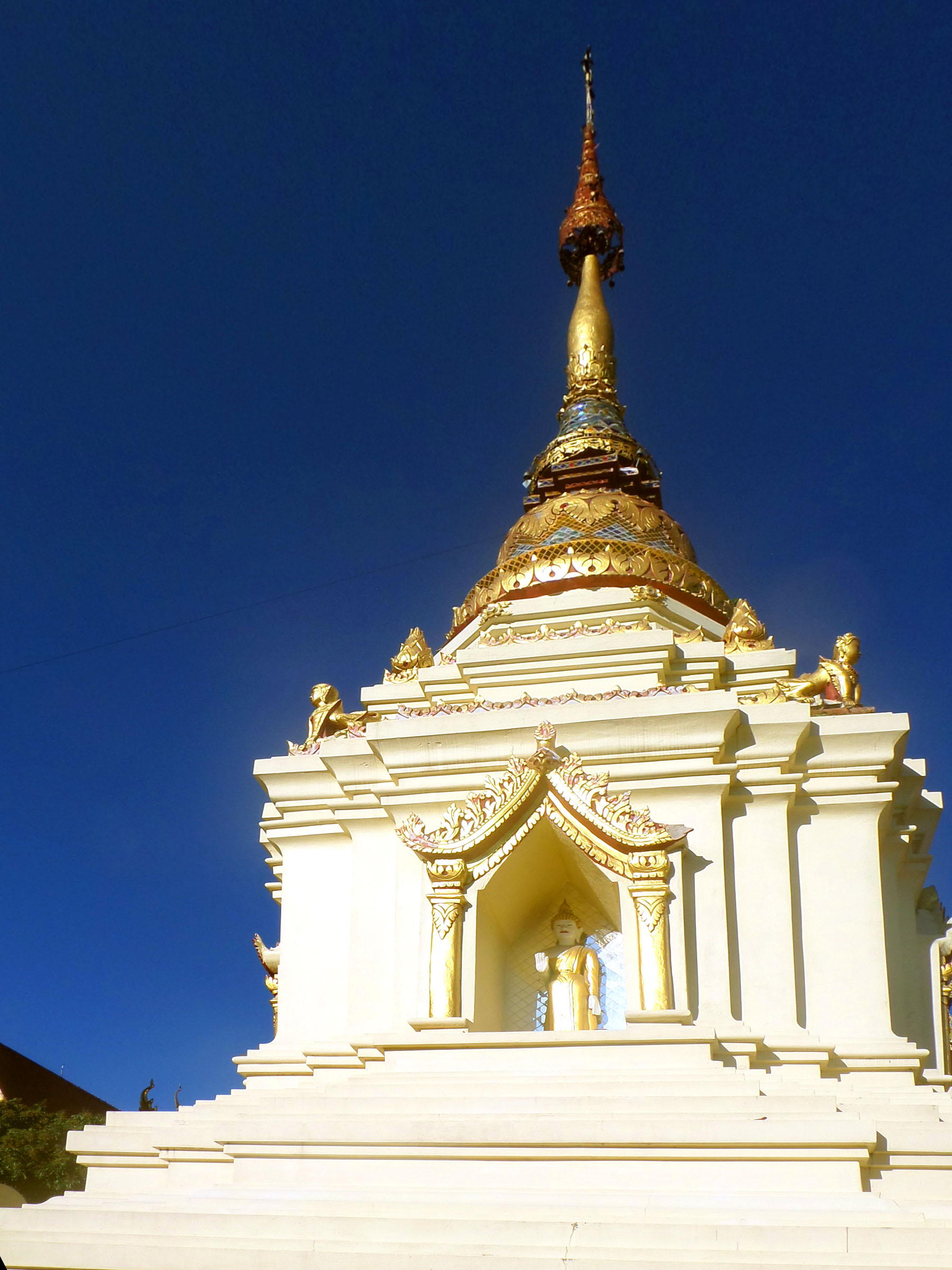 Buddha in pagoda photo