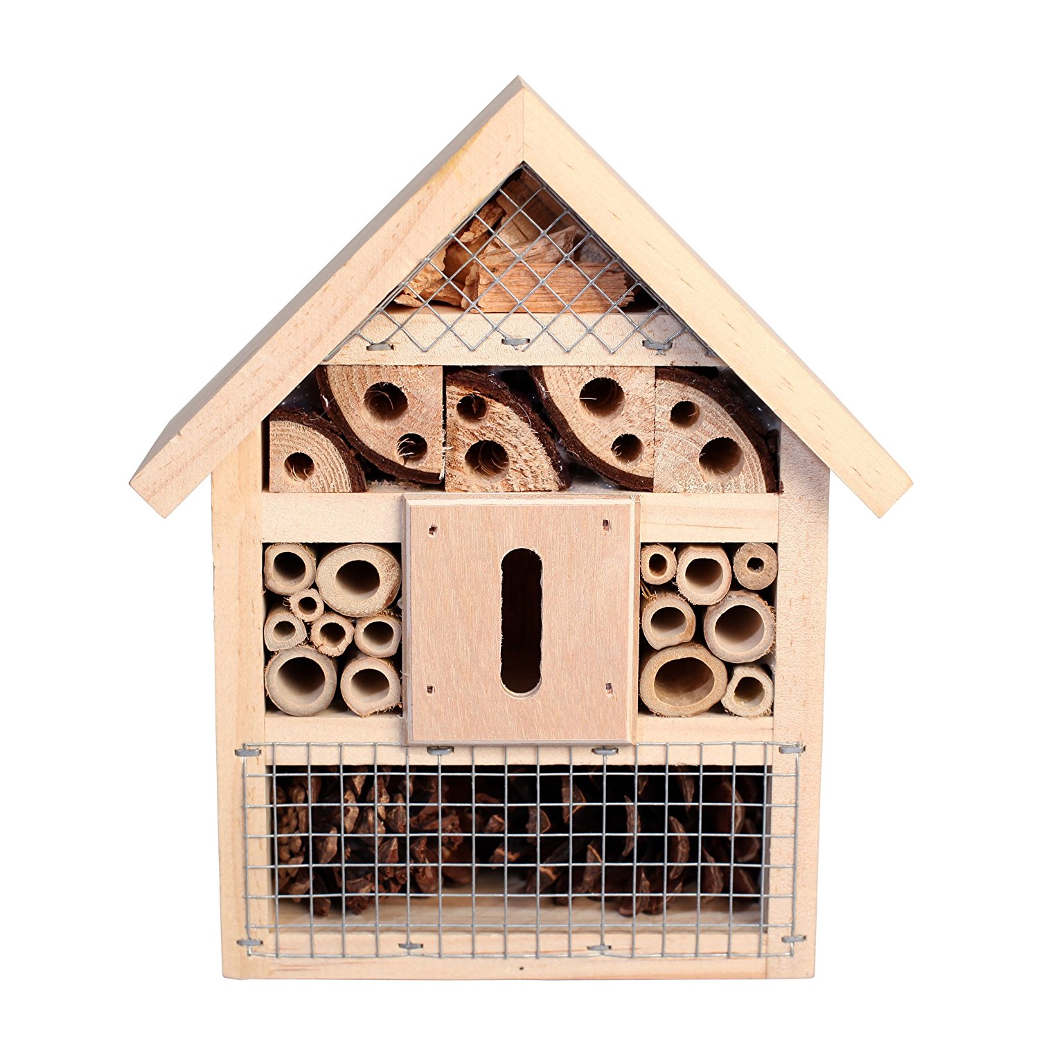 Gardenon Natural Insect Hotel Bee Bug House Hotel: Amazon.co.uk: Pet ...