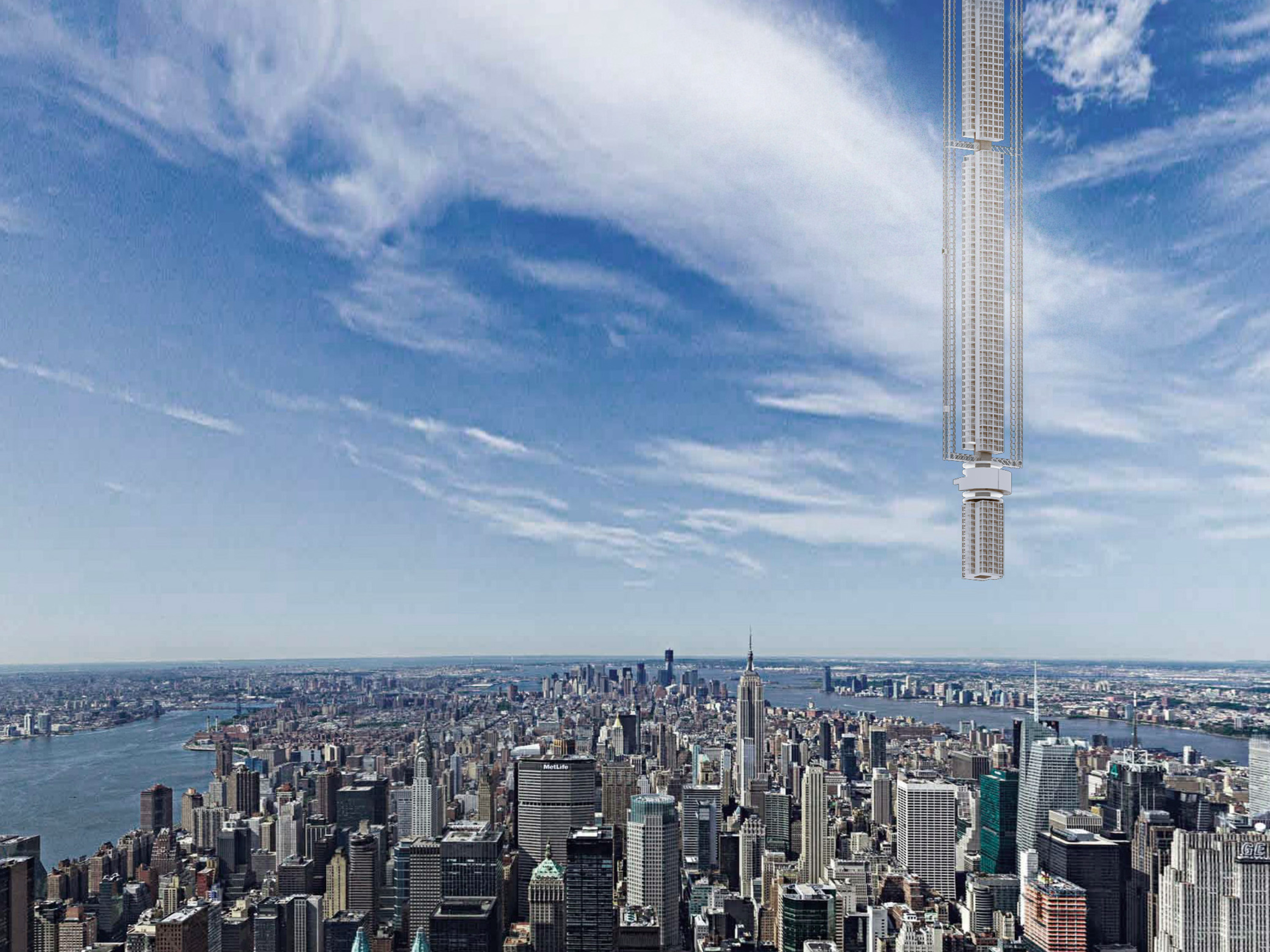 This architect wants to build a skyscraper that hangs from an ...