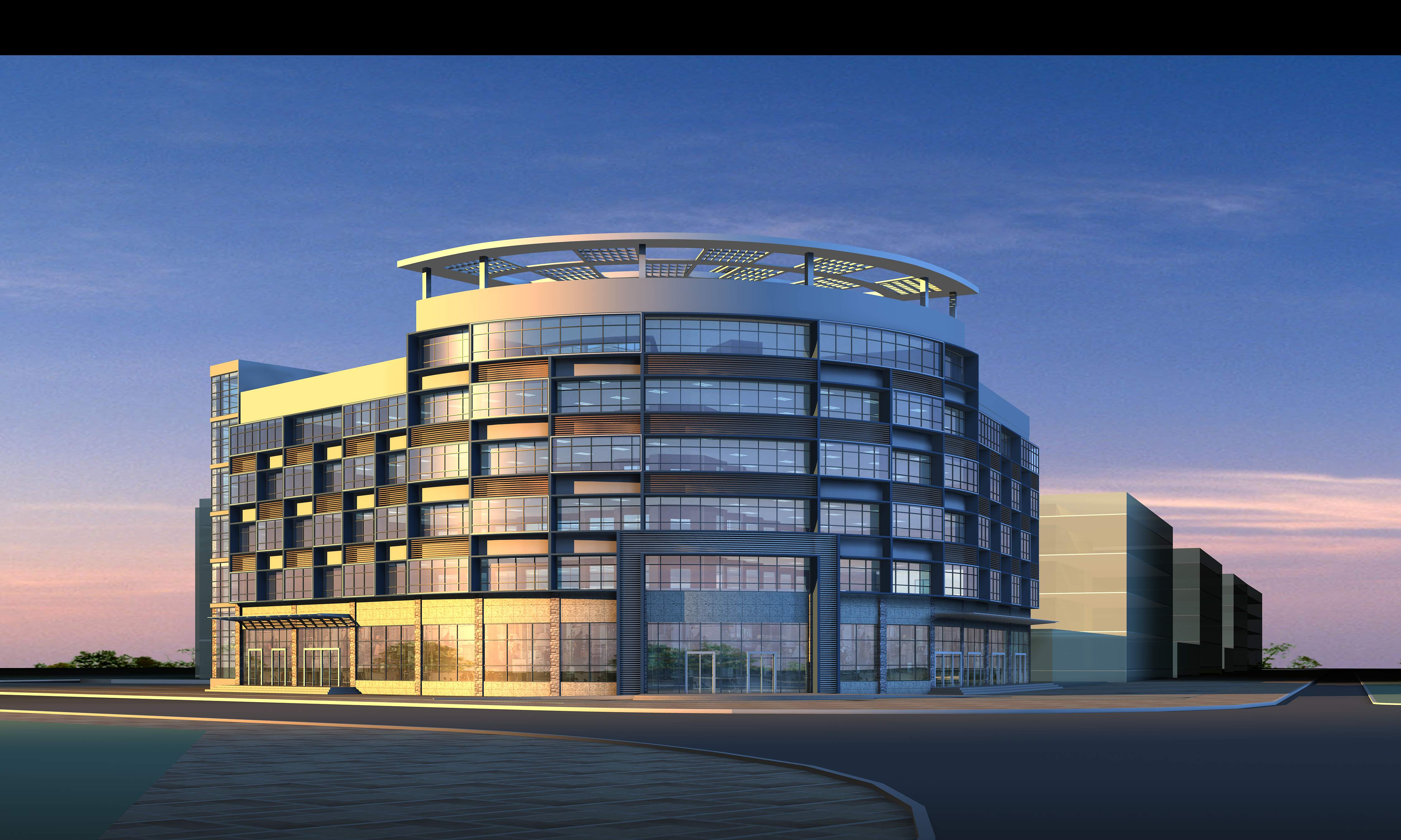 High-end Building for Commercial Building 3D model MAX 3DS