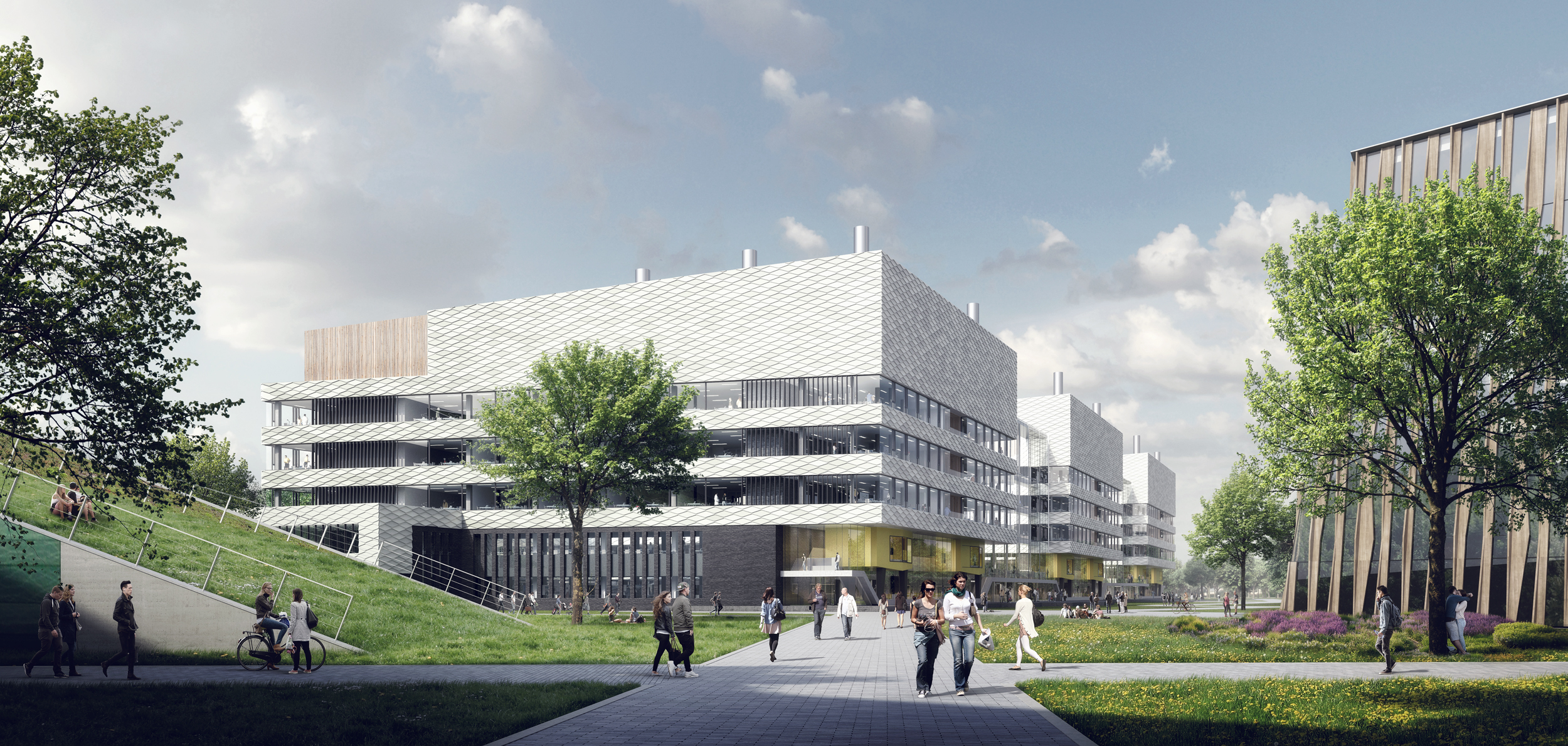 Final design Zernikeborg Groningen | Ector Hoogstad Architecten