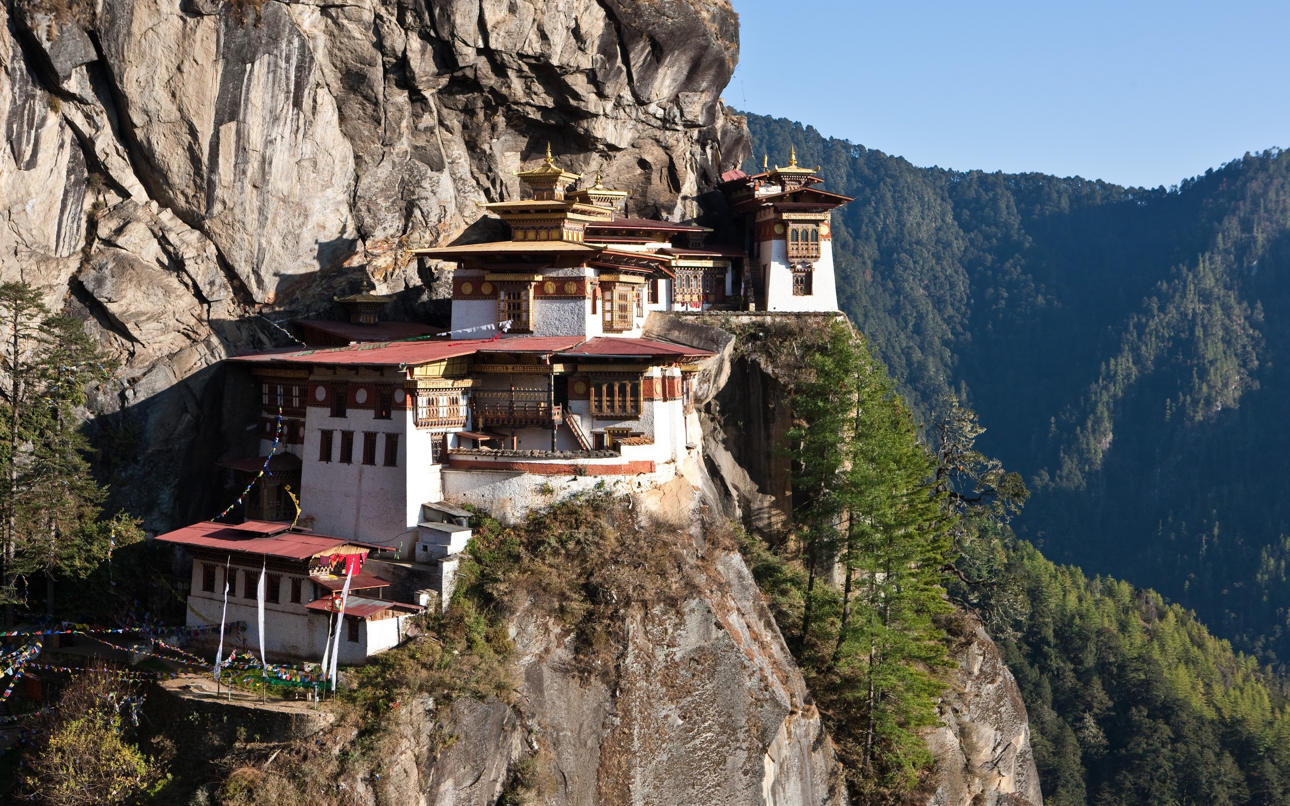 Bhutan buildings mountains valleys wallpaper | AllWallpaper.in #2219 ...