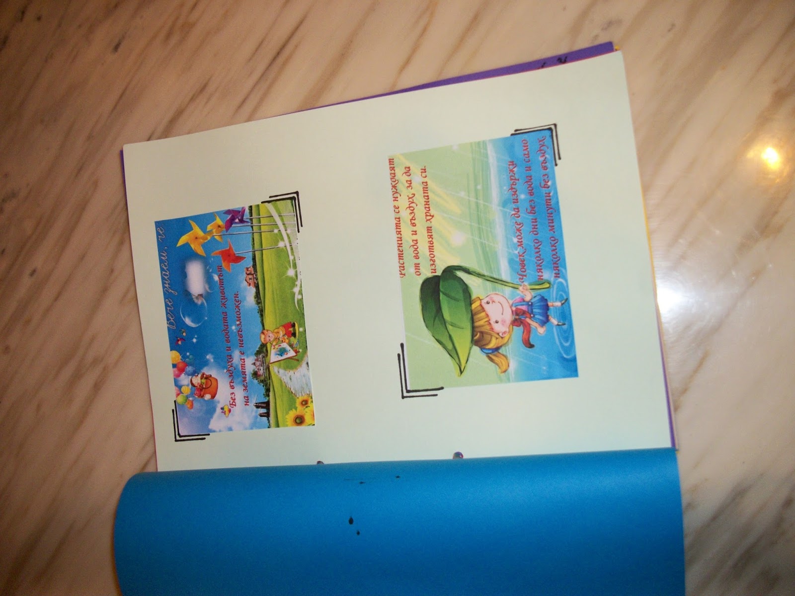 Head in the clouds: A book about Water Cycle from bulgarian students