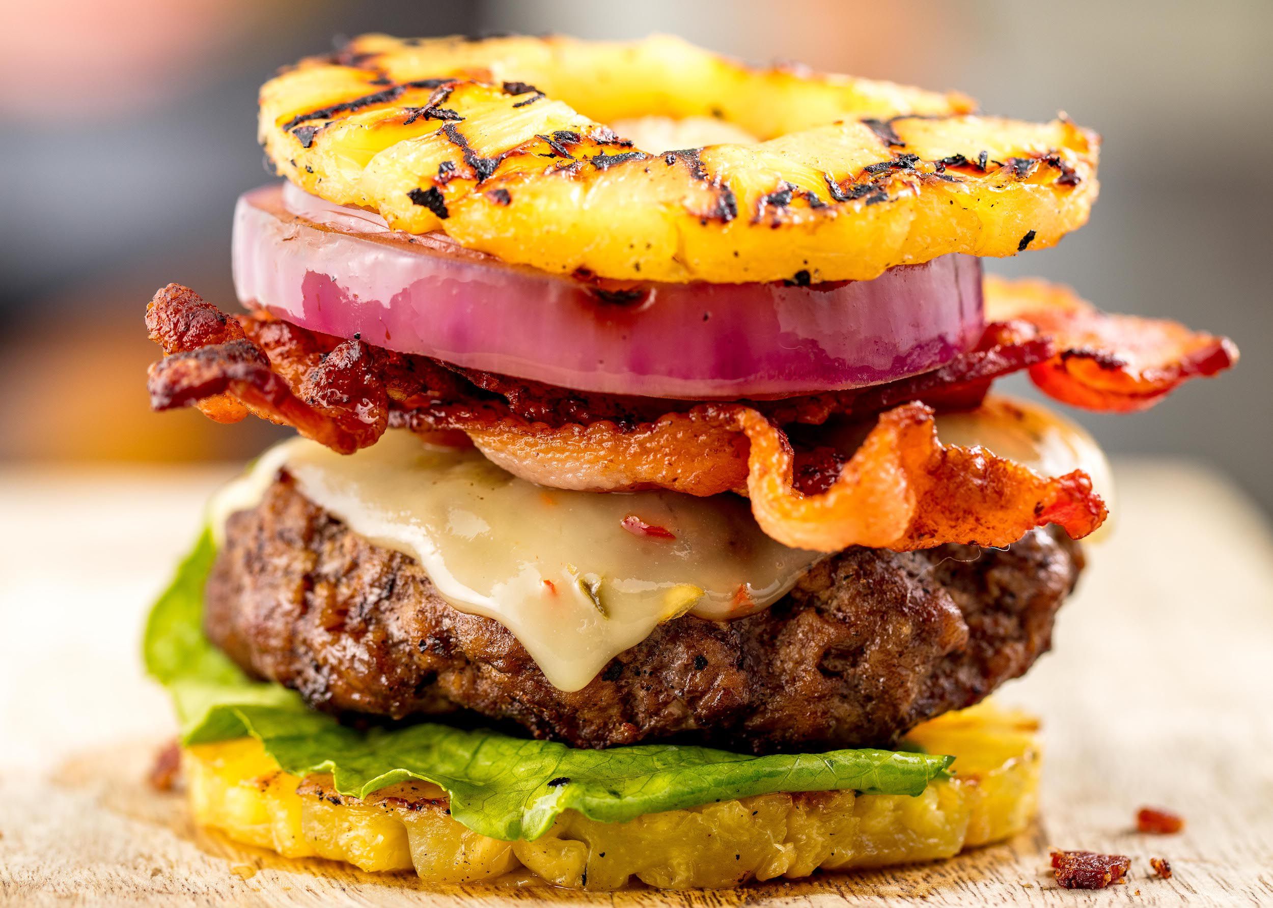 Best Pineapple Bun Burgers Recipe - How to Make Pineapple Bun Burgers