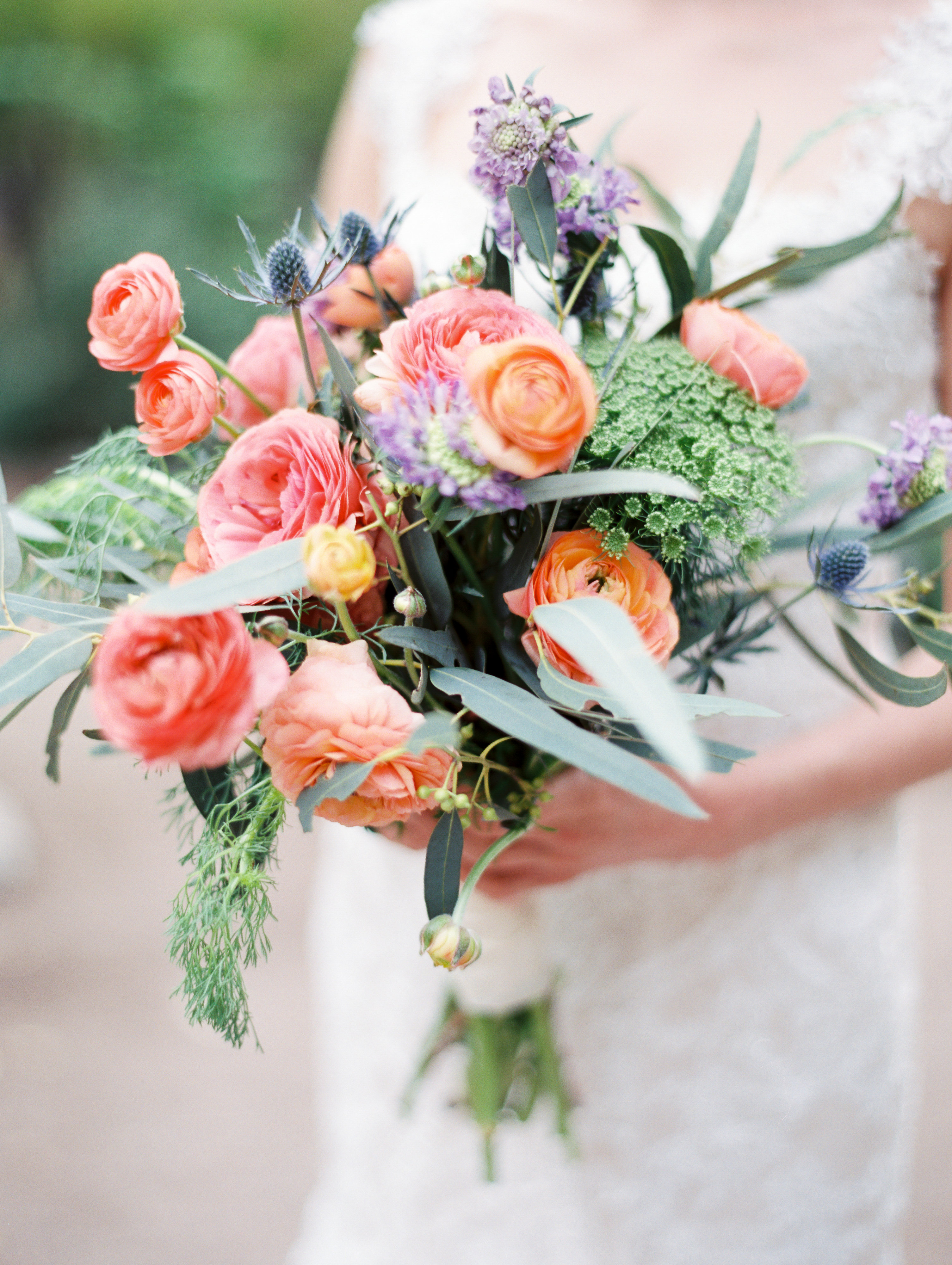 A bright, rustic wedding bouquet by Cactus Flower Florists | Our ...