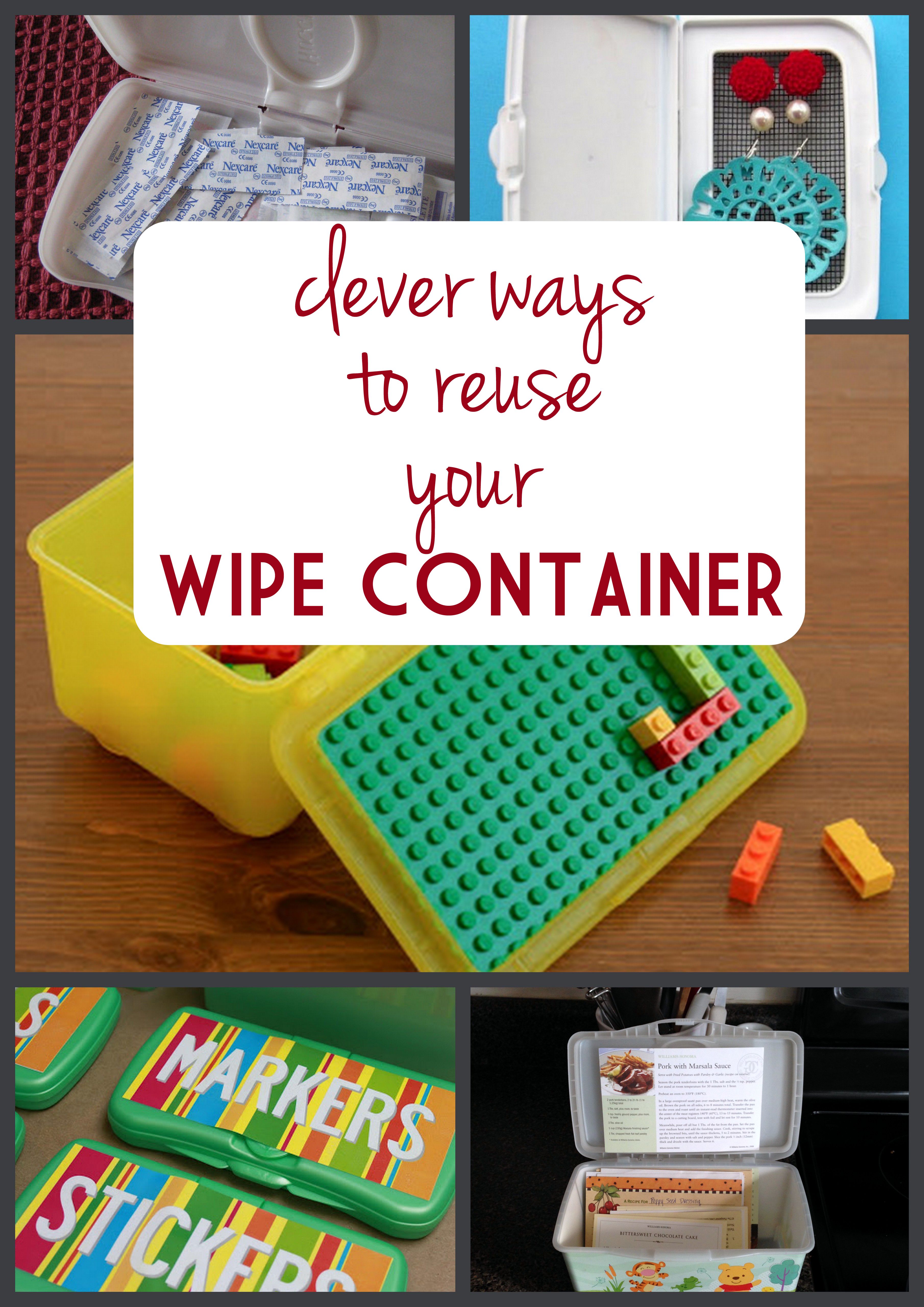 8 Fun Ways to Reuse a Wipe Container | Wipes container, Empty and Clever