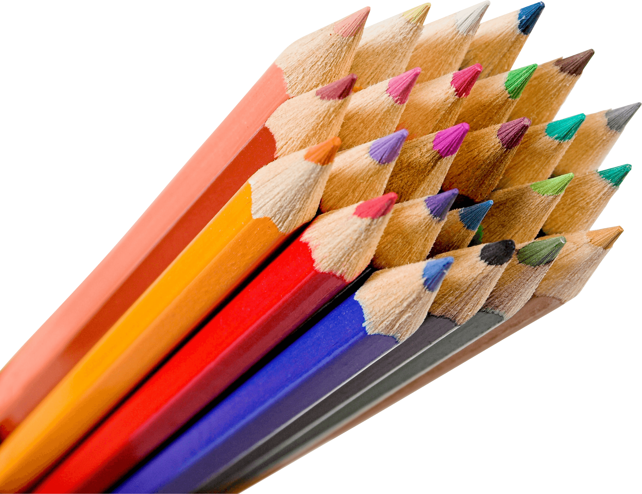 Bunch Of Color Pencils transparent PNG - StickPNG