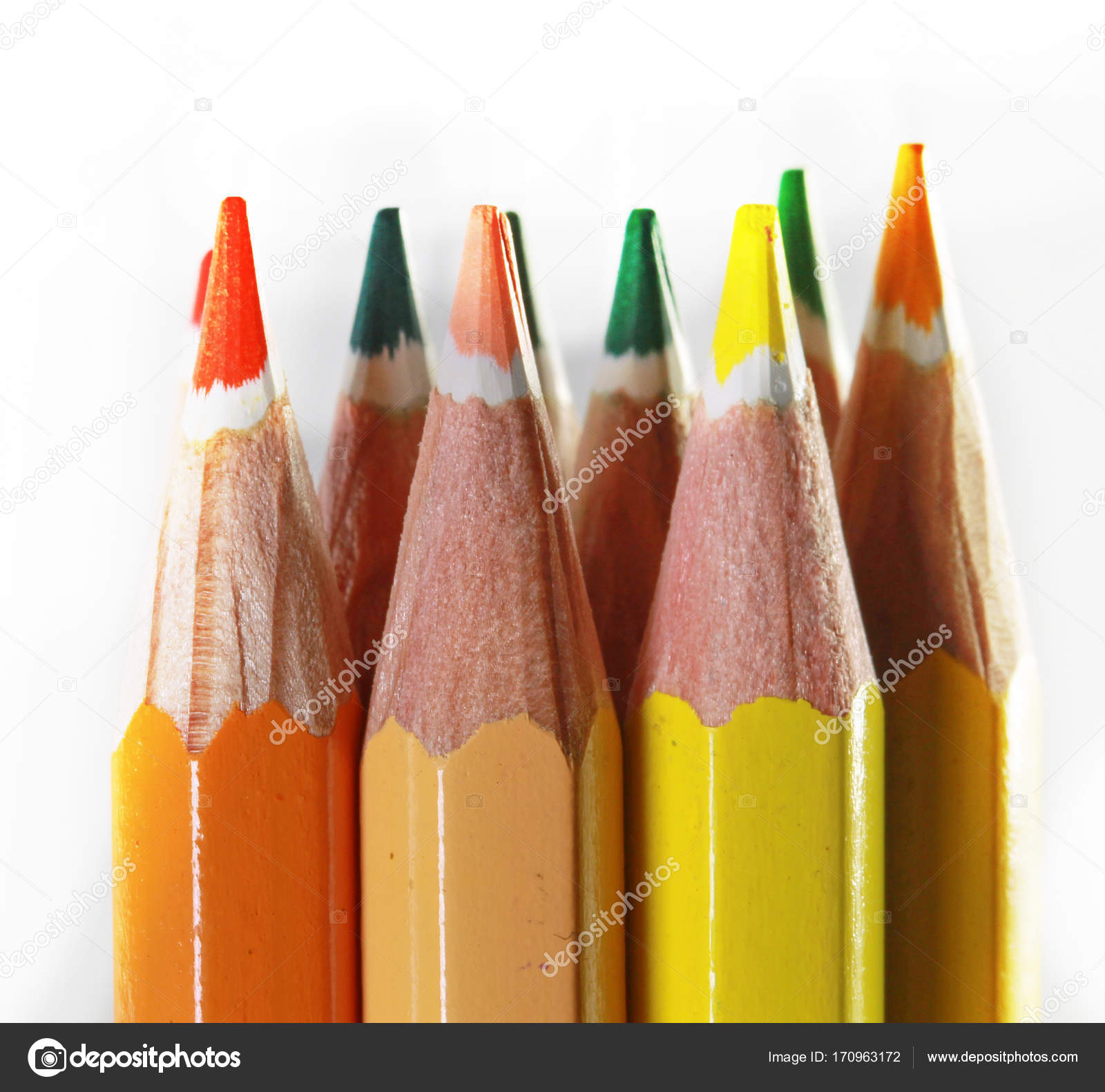 Bunch of Colored pencils — Stock Photo © dipalipix #170963172