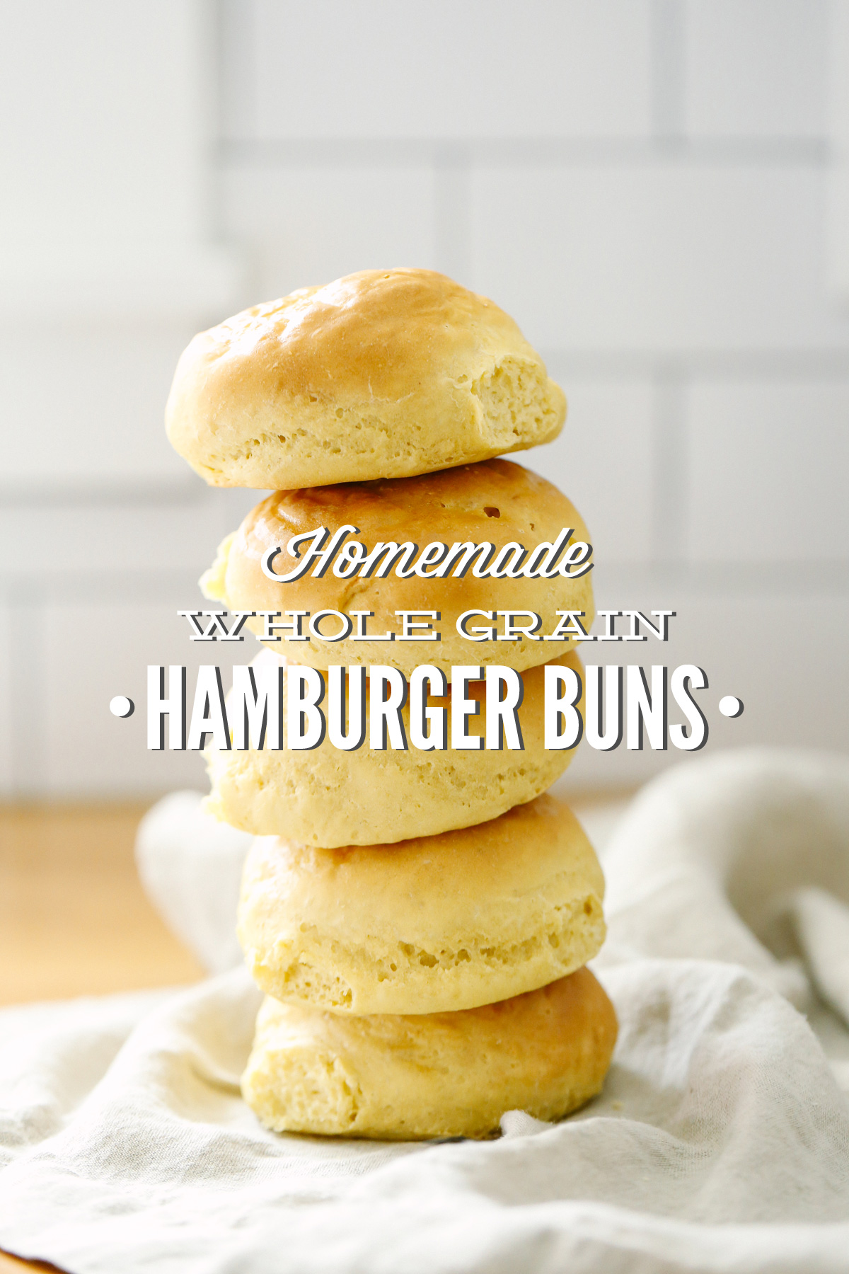 Homemade Whole Grain Hamburger Buns - Live Simply