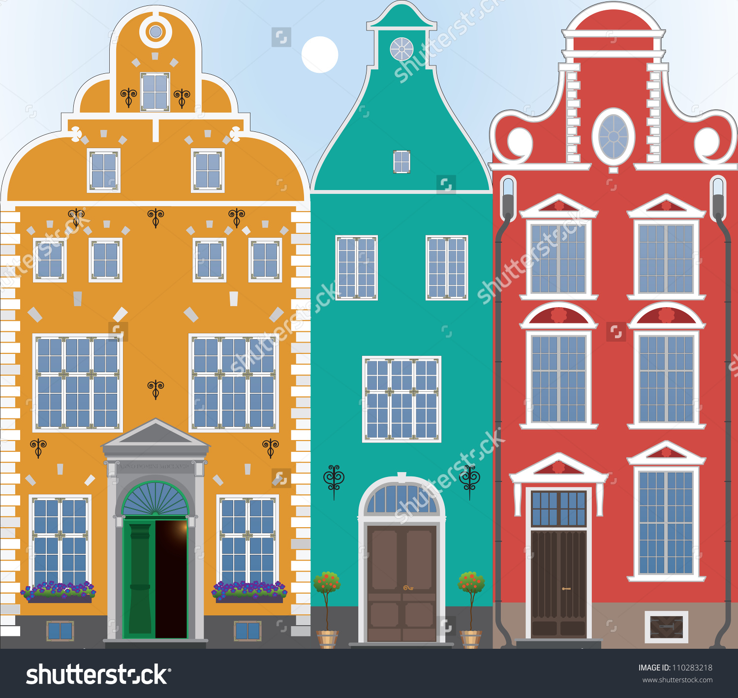 Burgher's house clipart - Clipground