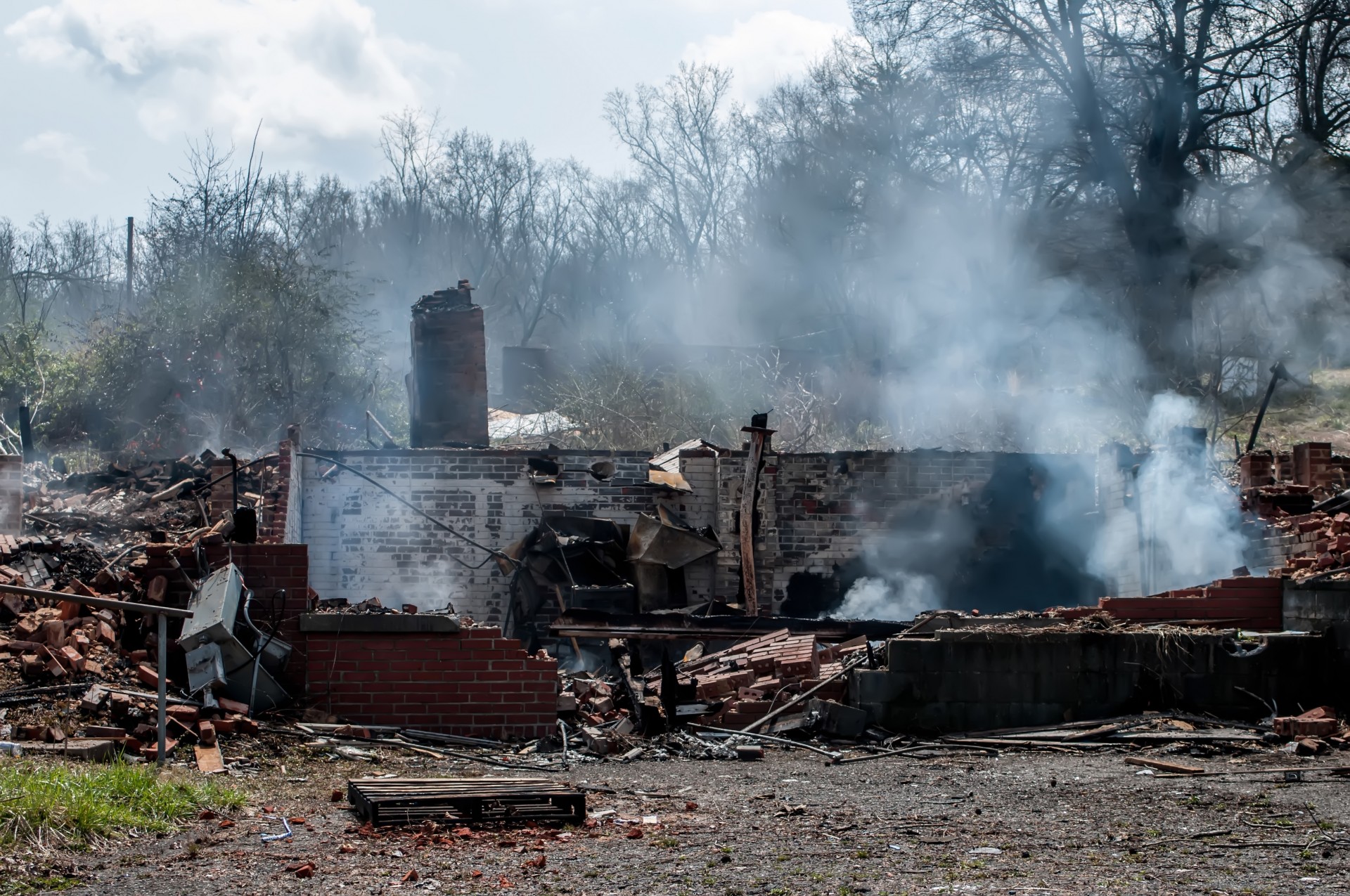 Burned Down House Ruins Free Stock Photo - Public Domain Pictures