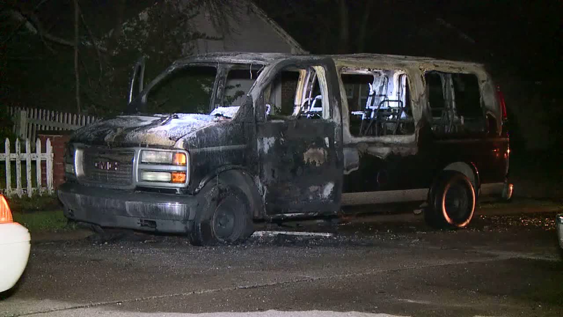 Police: Man in critical condition after being found inside burning ...