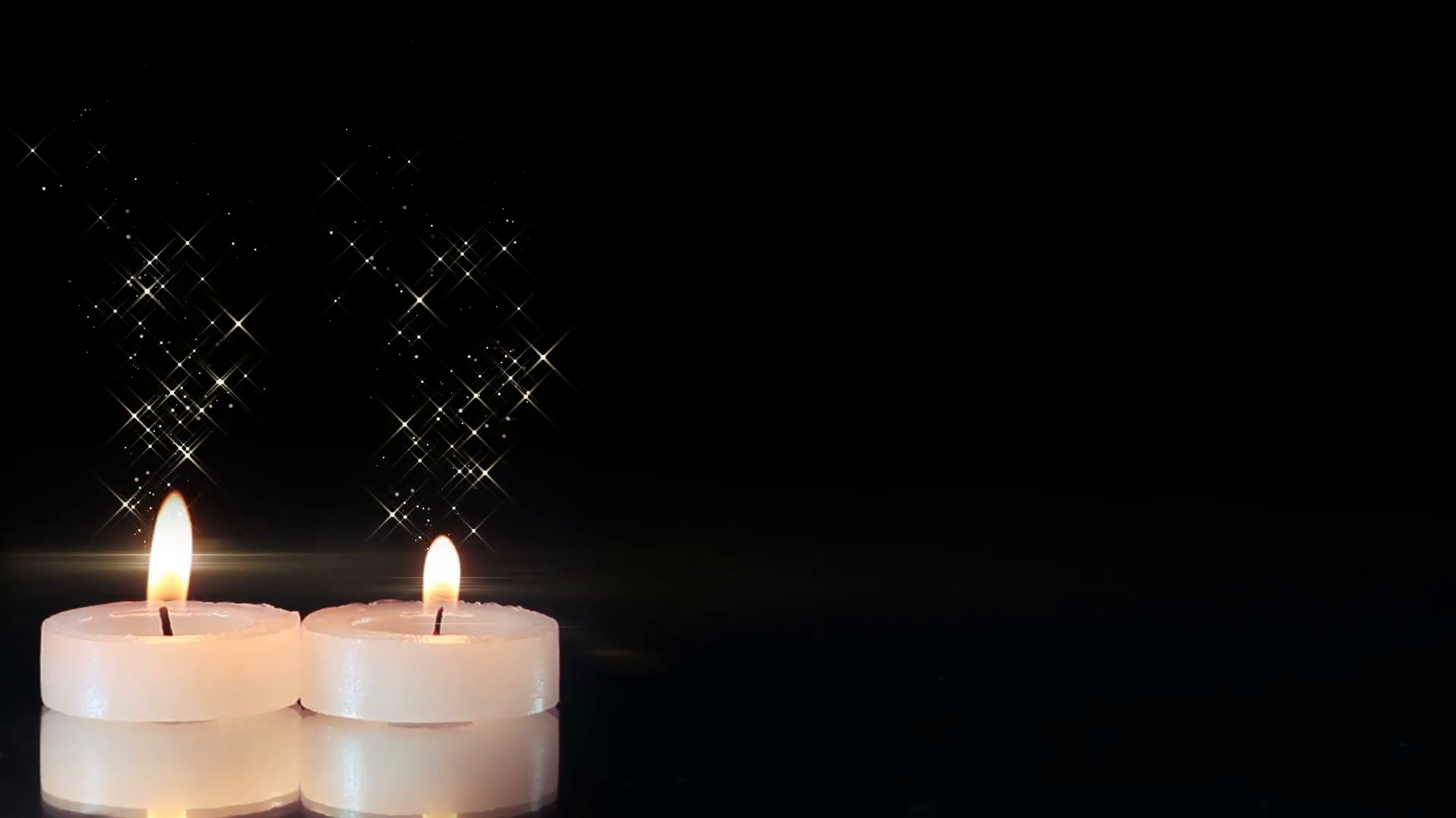 two candles burning seamless loop Stock Video Footage - Videoblocks