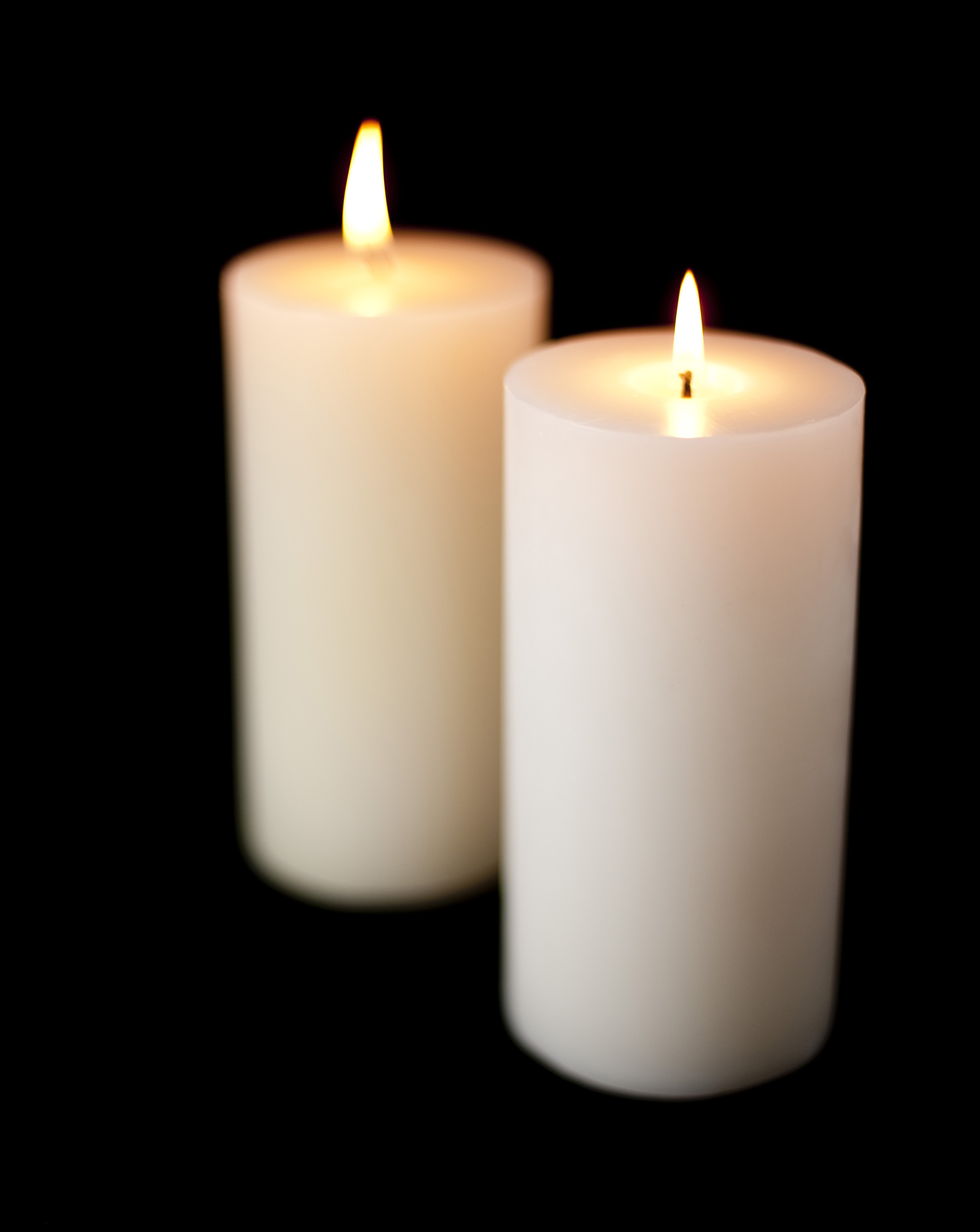 Photo of cosy burning candles | Free christmas images