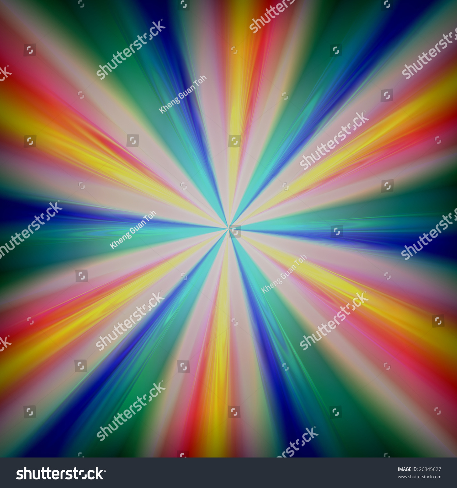 Radial Zoom Burst Energy Abstract Background Stock Illustration ...