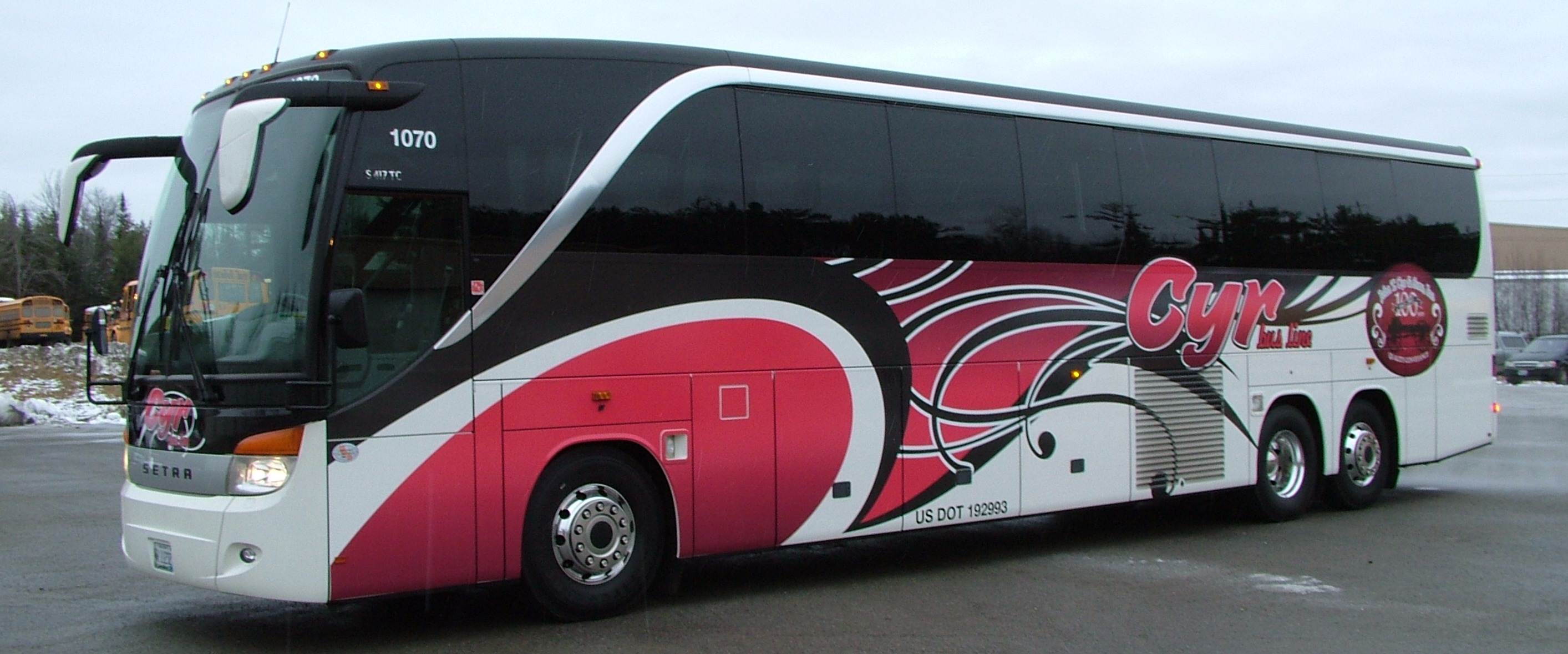 CYR Bus Line: Maine: Charter Tours & Bus Services