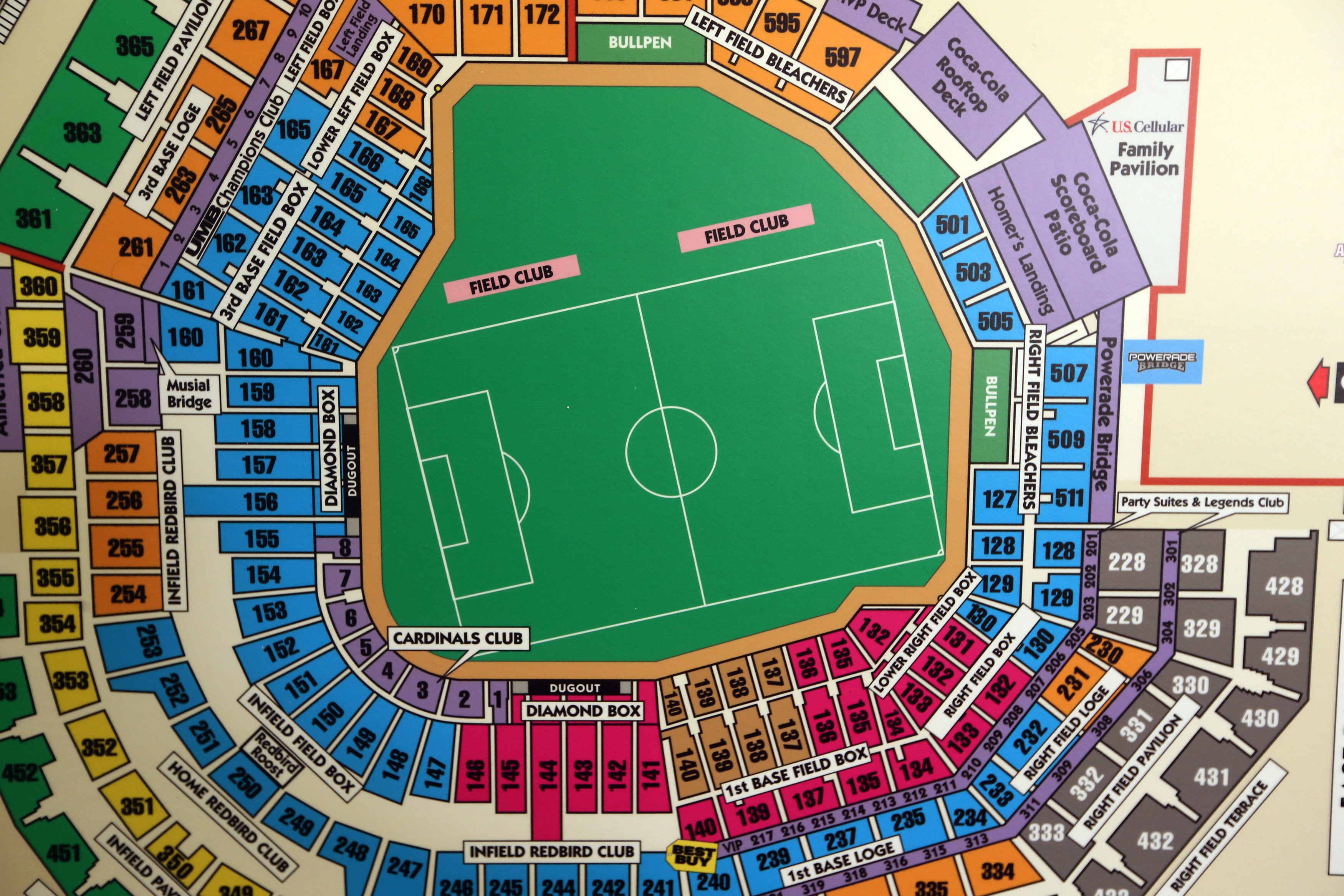 Busch Stadium Soccer Seating Chart