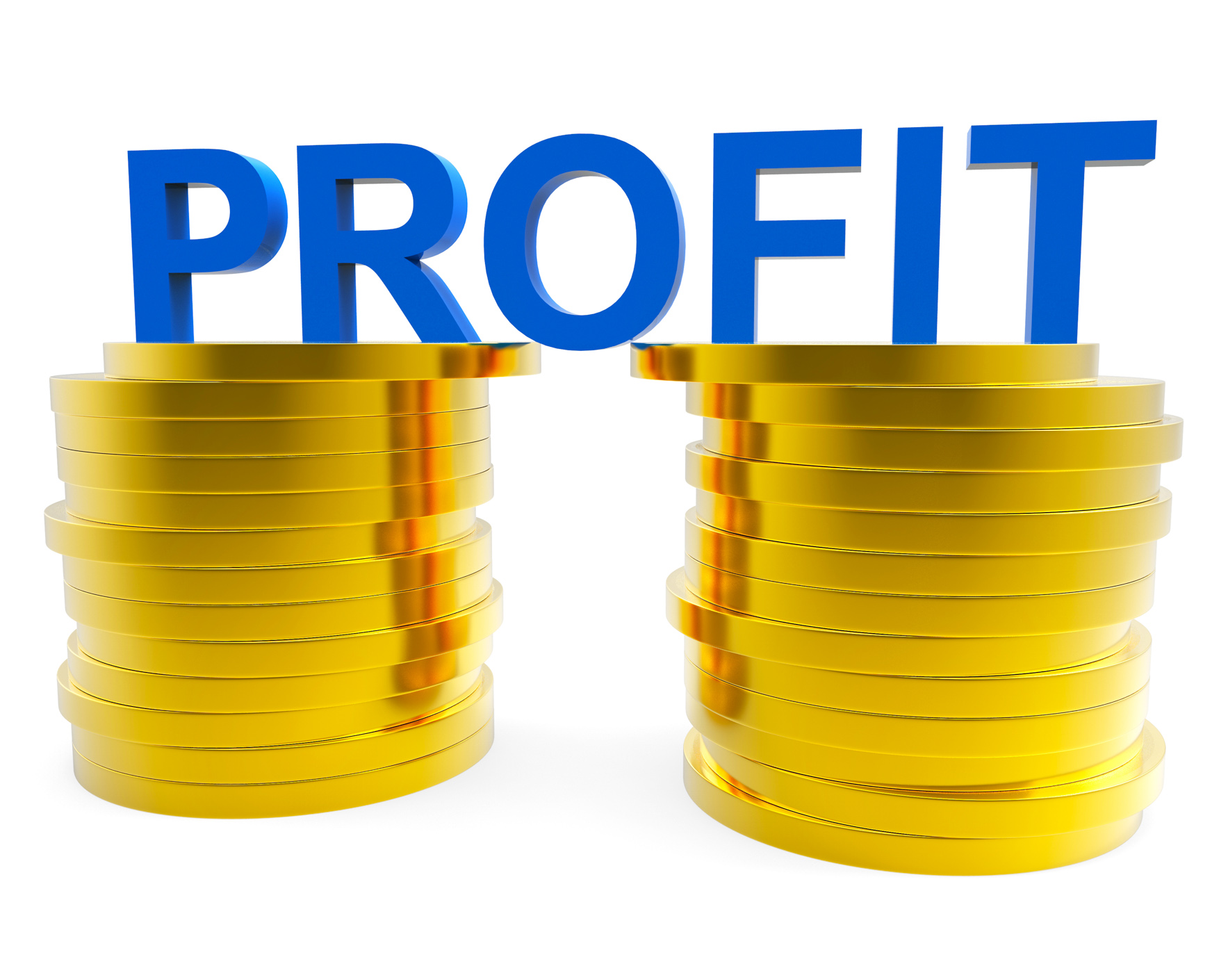 Business profit indicates financial profitable and cash photo